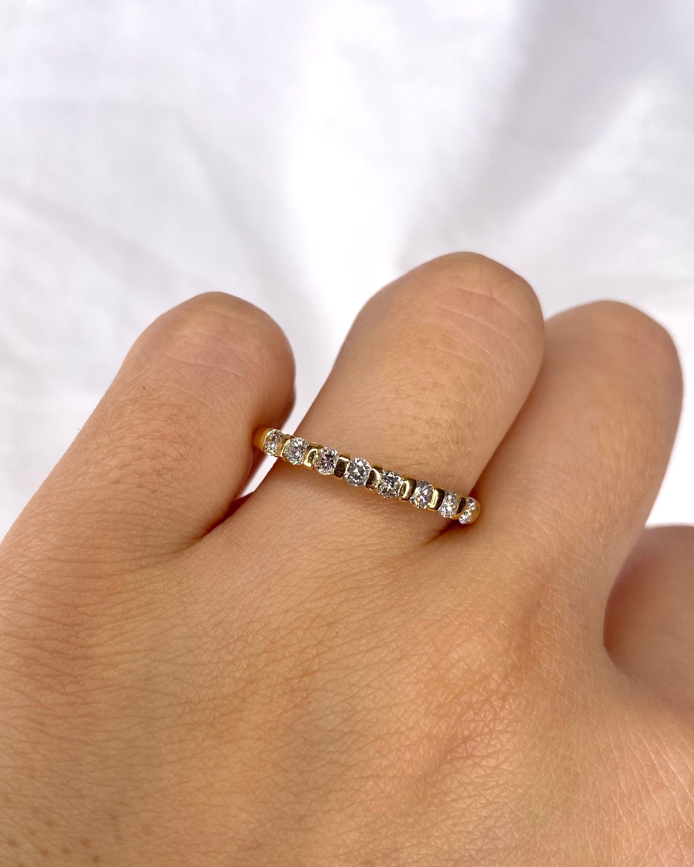 Demi-Alliance Diamants 0.50 carat "Cyrille"