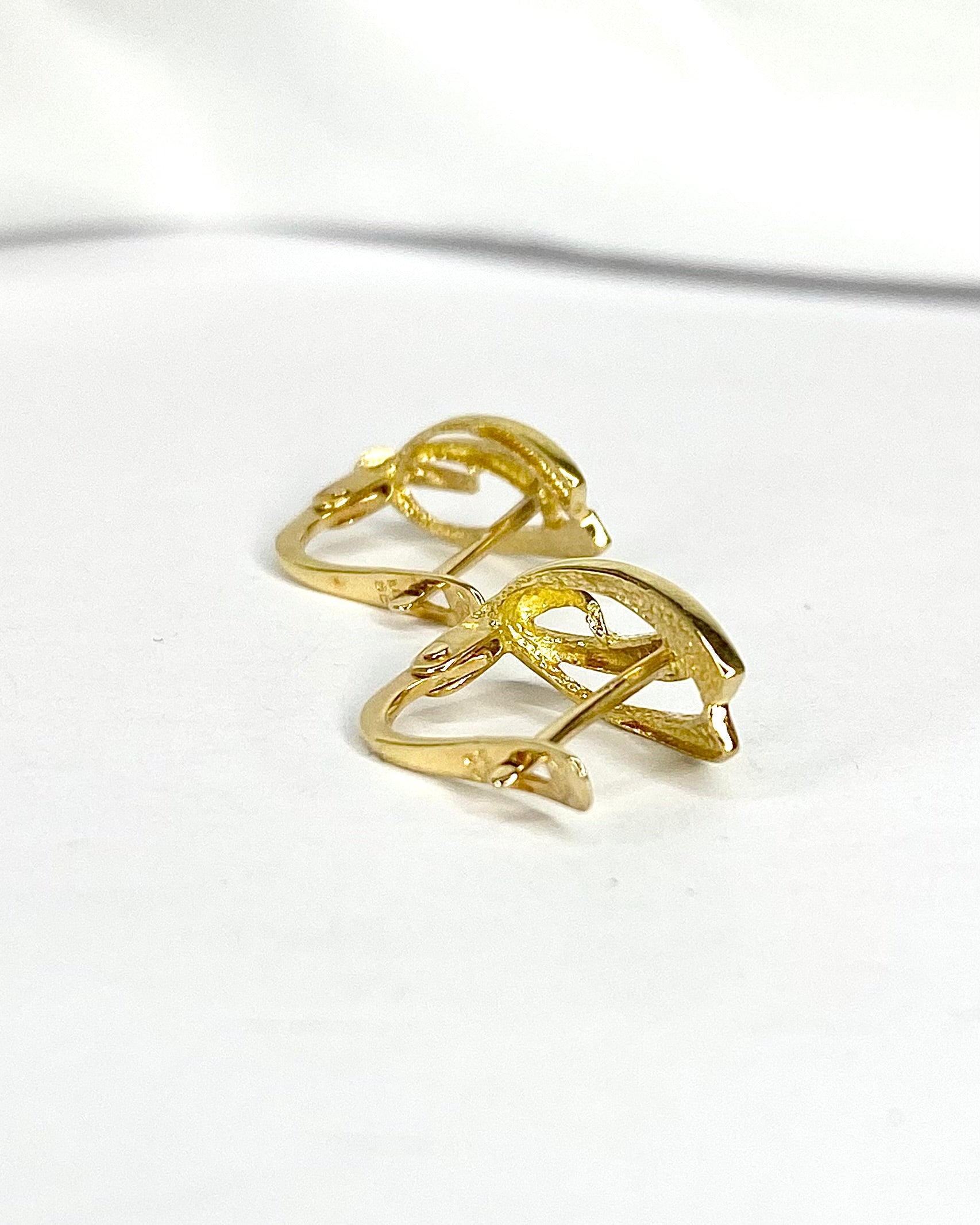 18-Carat Yellow Gold Earrings & 2.16g Gold "Margaux"