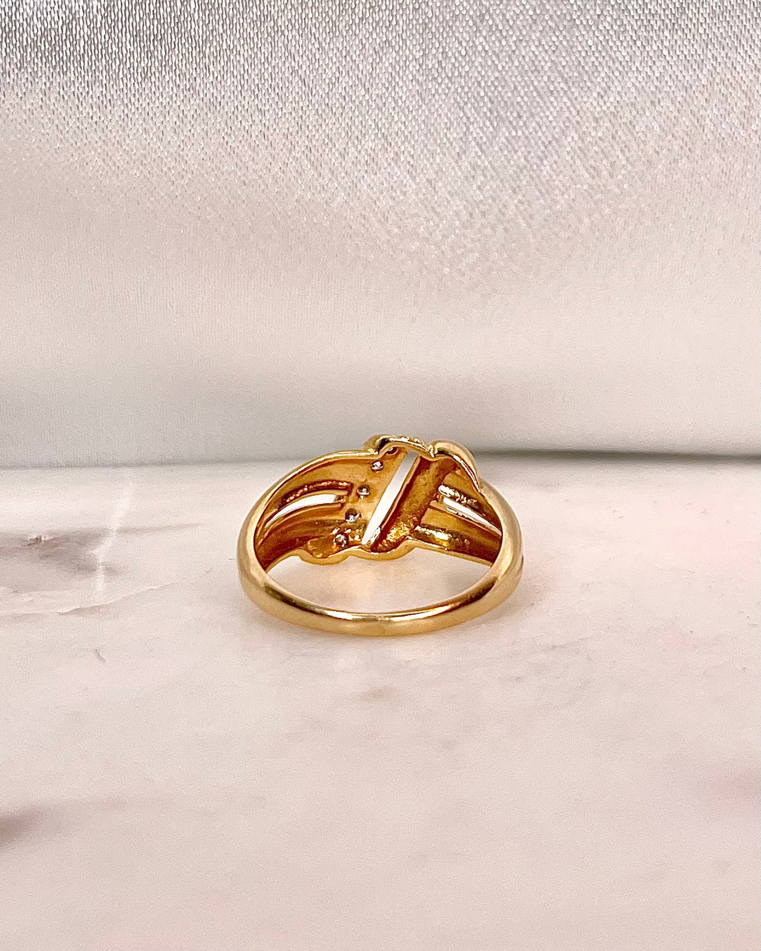 Bague Jonc Diamants "Délia"