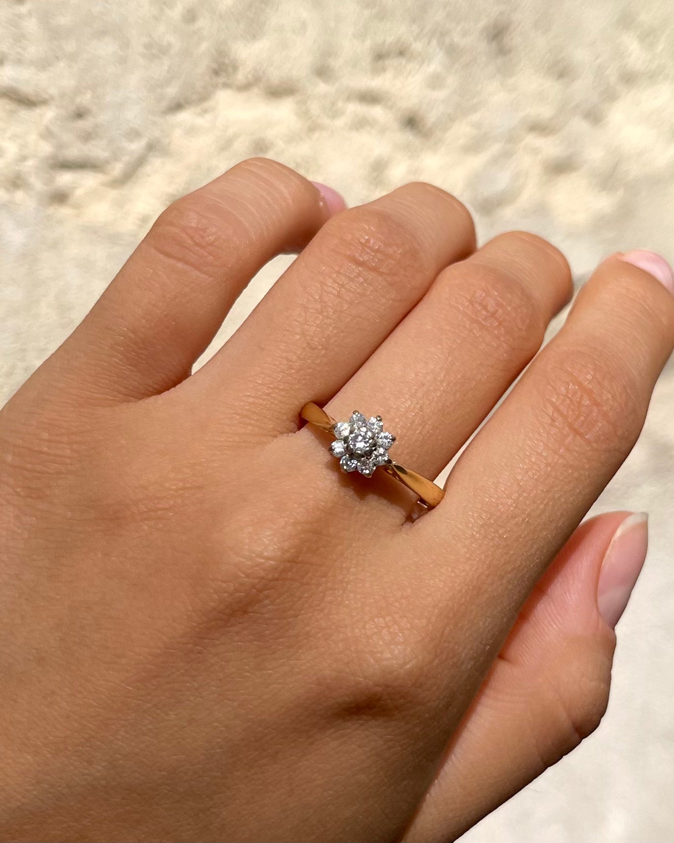 Bague Marguerite 9 Diamants "Myloryn"