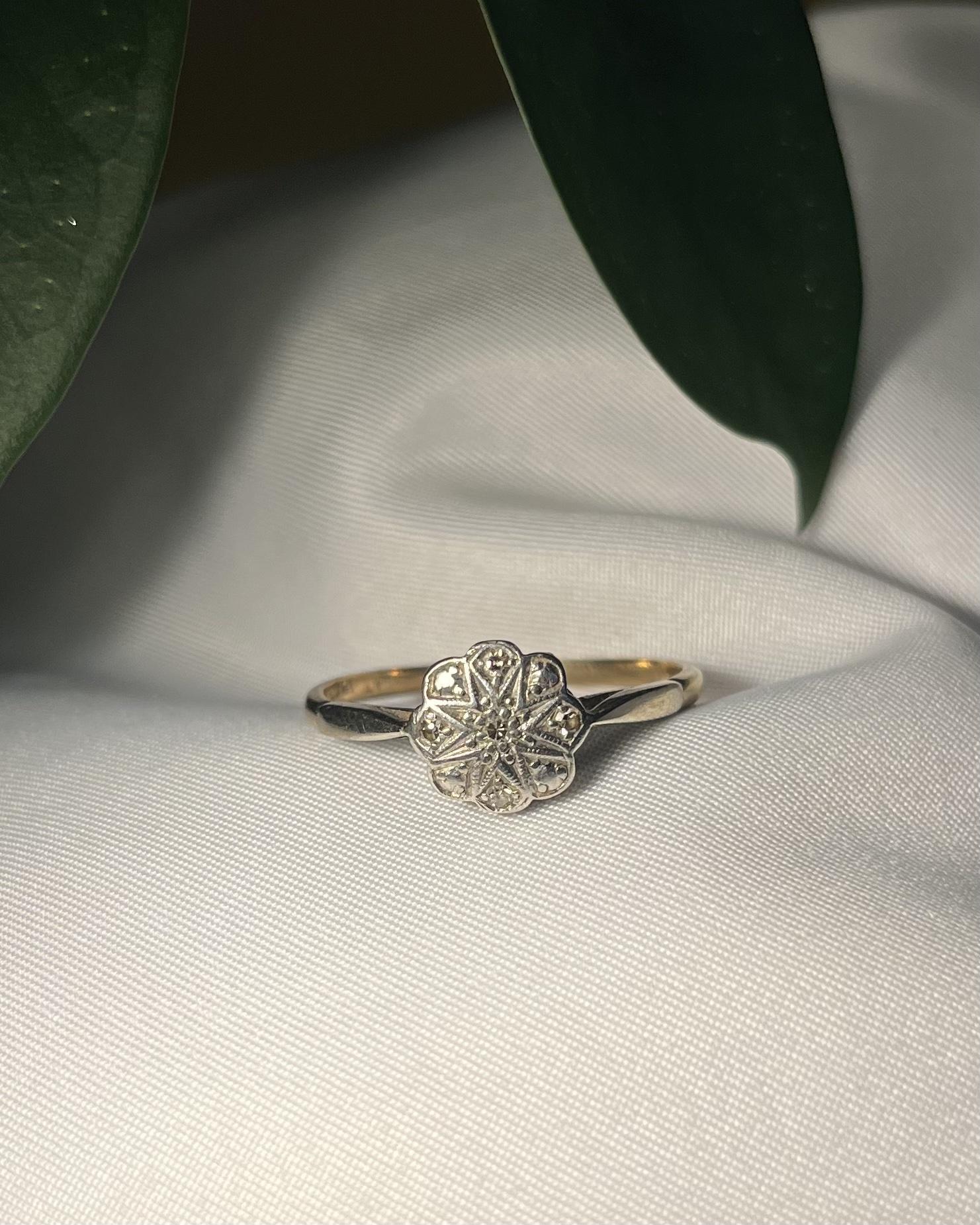 Art Deco diamond ring "Marianne"