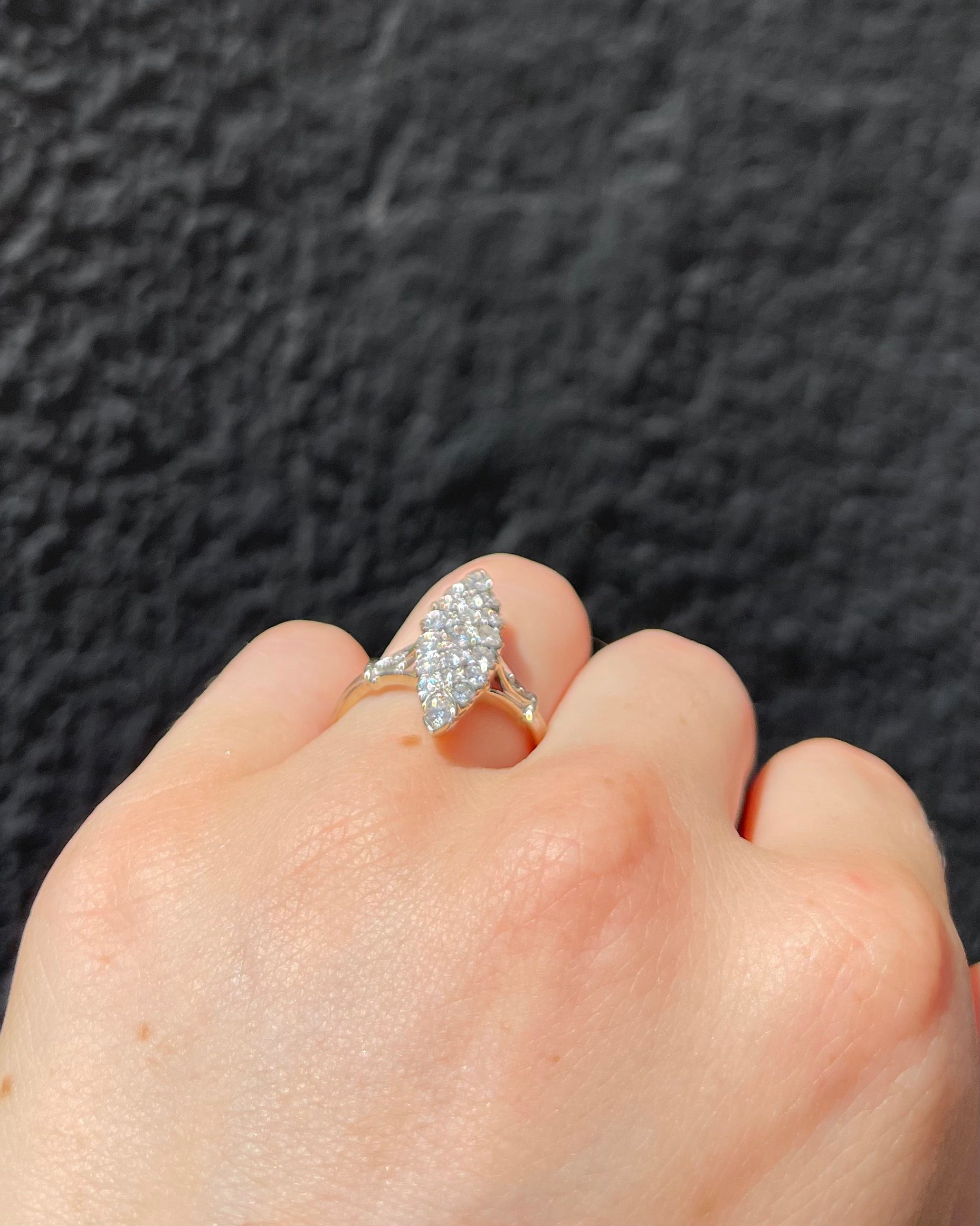 Bague Marquise 21 Diamants "Lolita"
