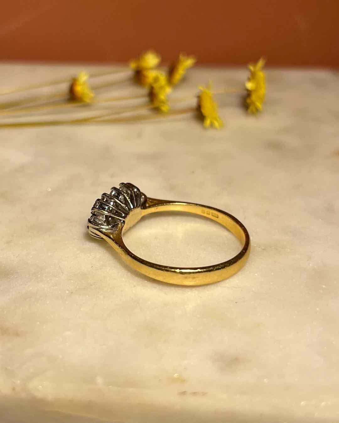 Bague Vintage Diamants "May"