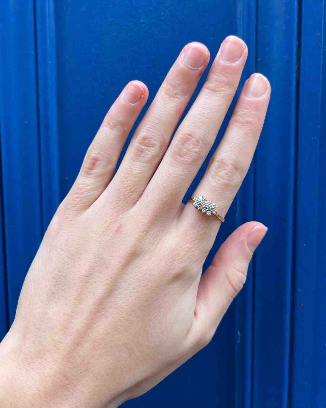 Bague Vintage Diamants "May"
