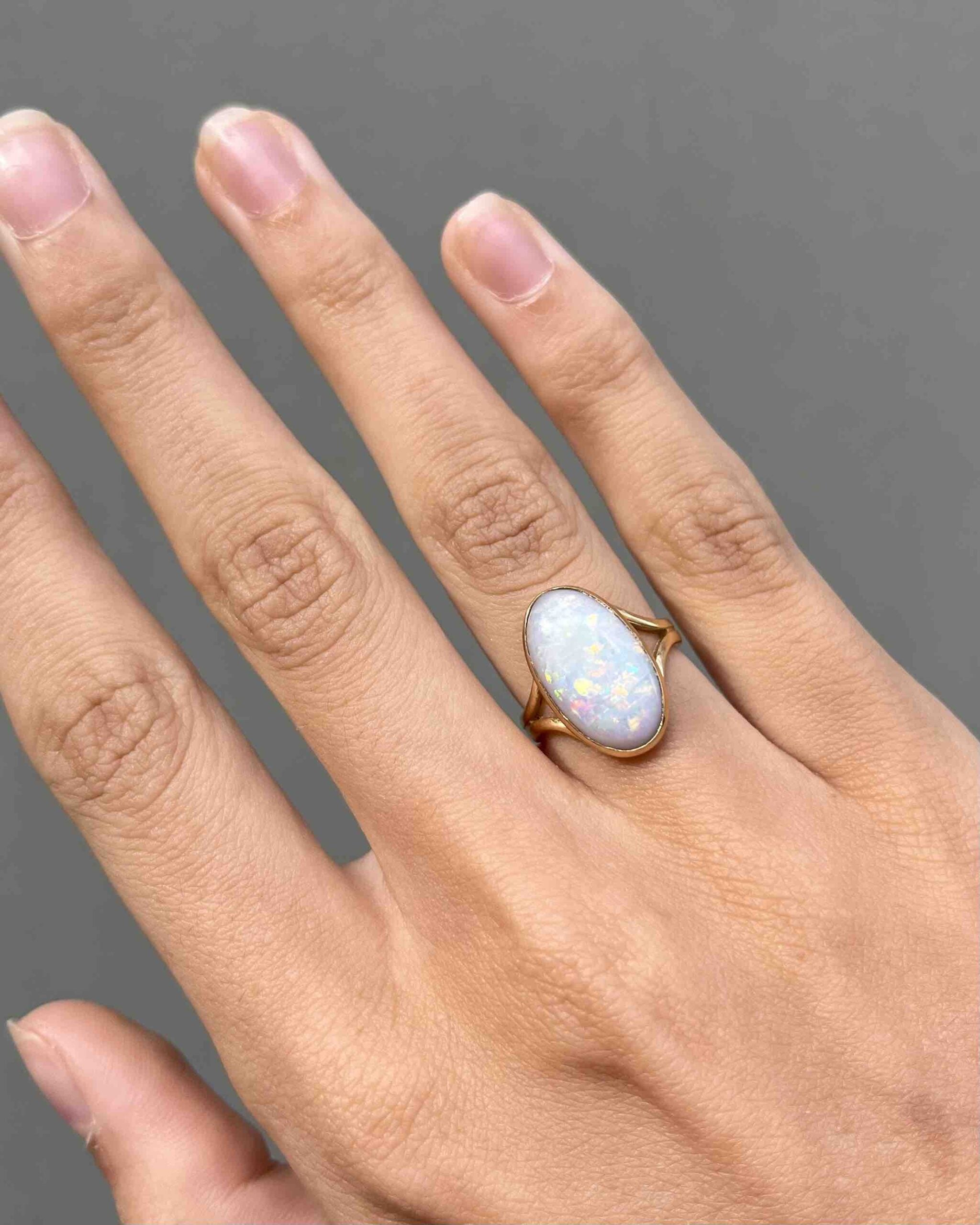 Bague vintage Opale 4 carats "Maella"