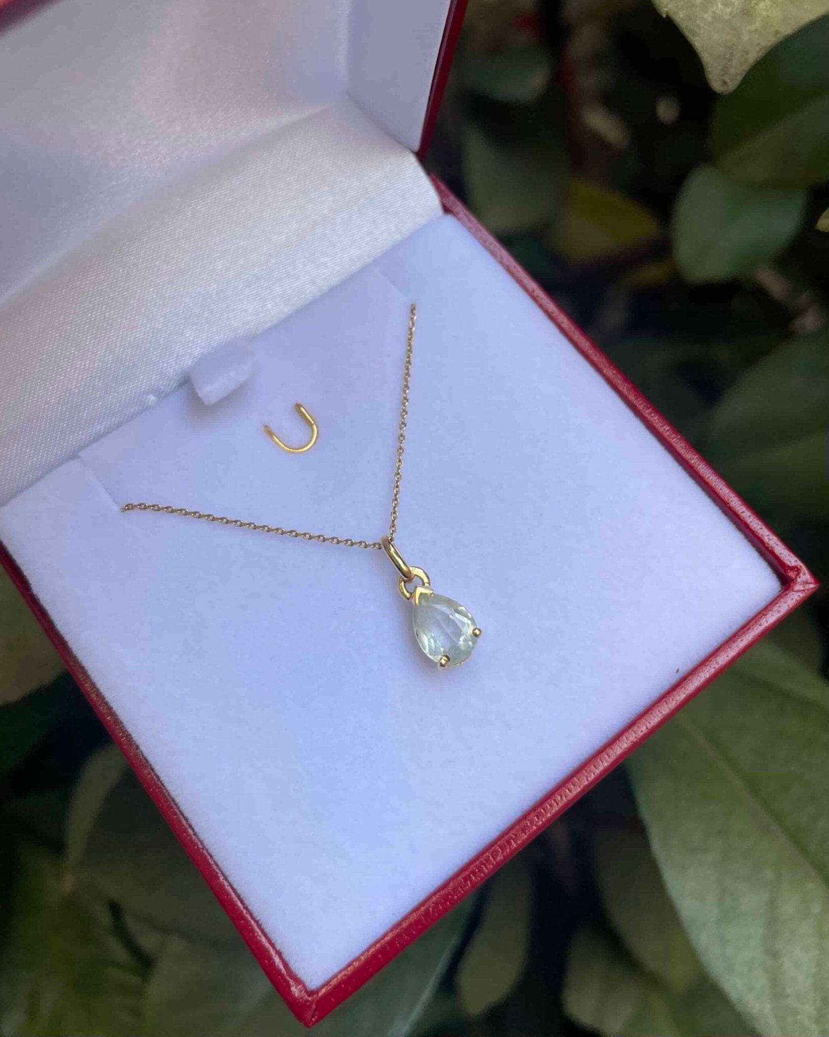 Pendentif Aigue - Marine 1 carat "Salomé" - Elliade Paris