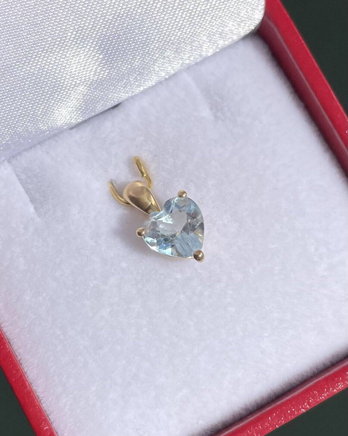 Pendentif Aigue - Marine 1.05 carat "Tayna" - Elliade Paris