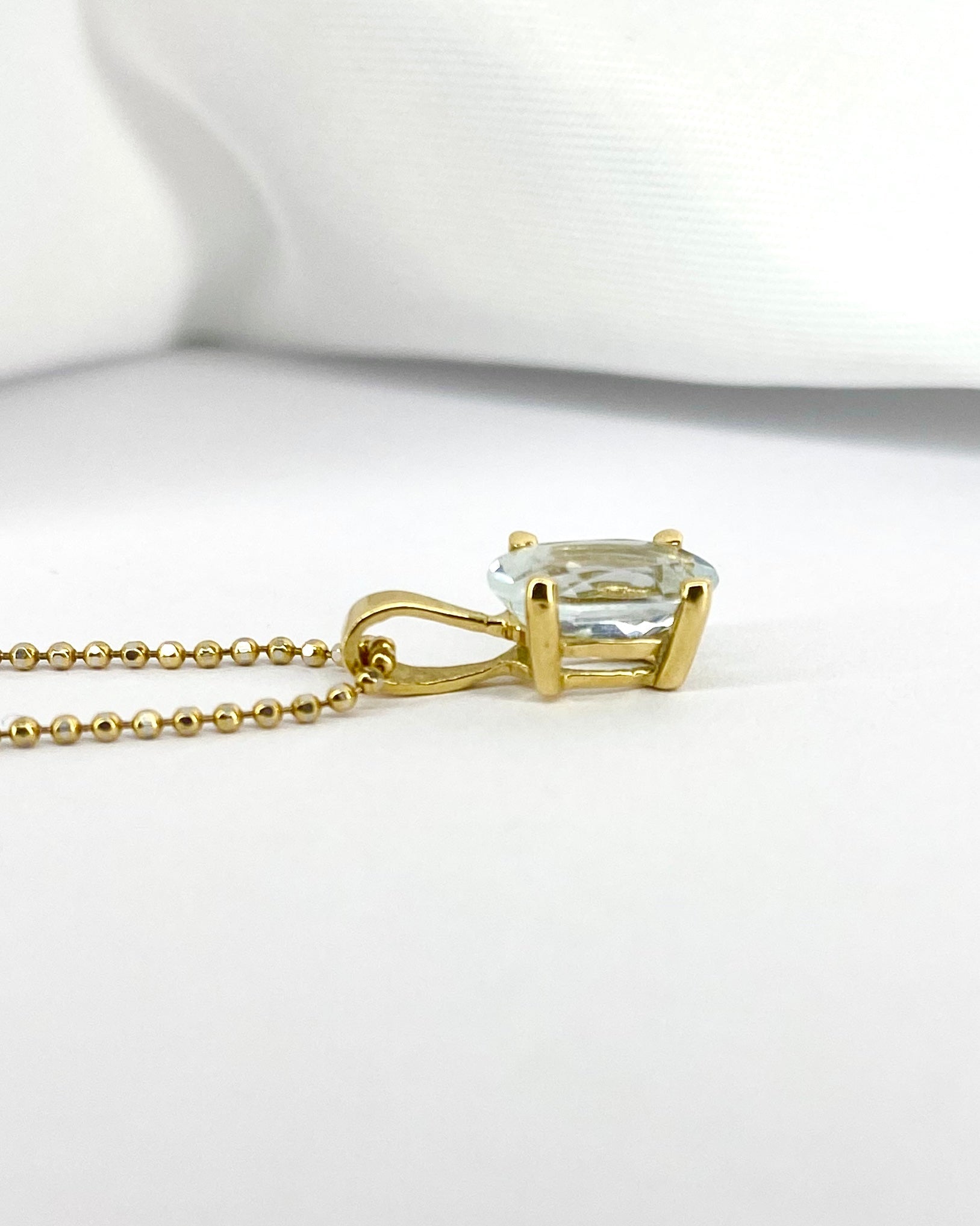 Pendentif Aigue - Marine 1.15 carat "Mayra" - Elliade Paris
