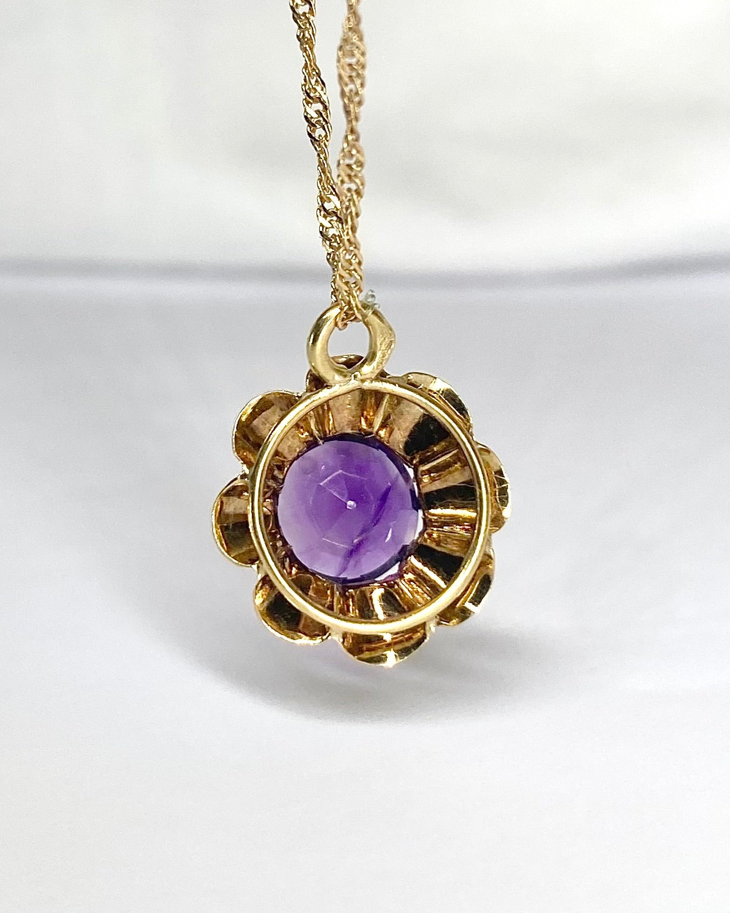 Pendentif Améthyste 0.70 carat "Emilia" - Elliade Paris