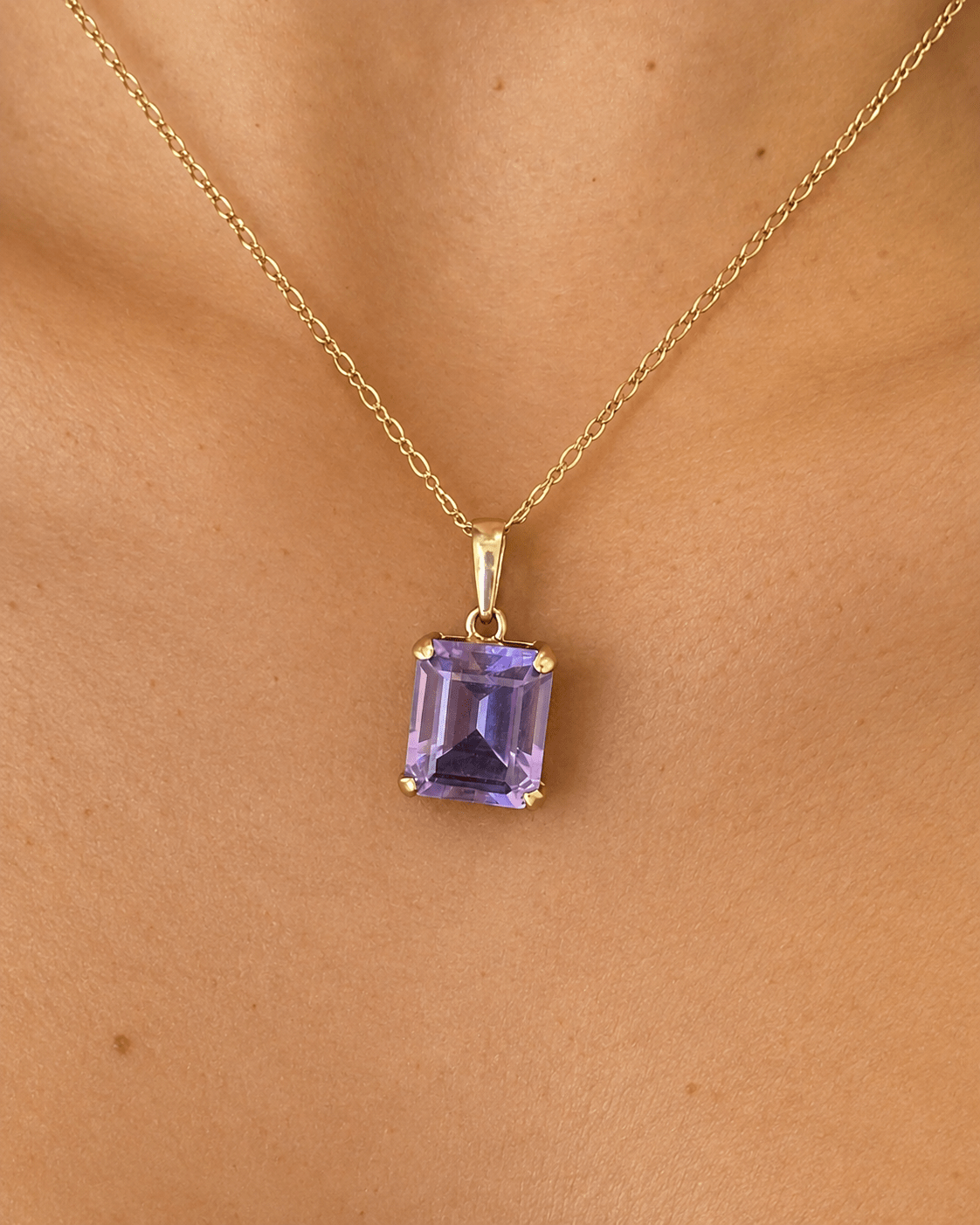 Pendentif Améthyste 4.85 carats "Maryssa" - Elliade Paris