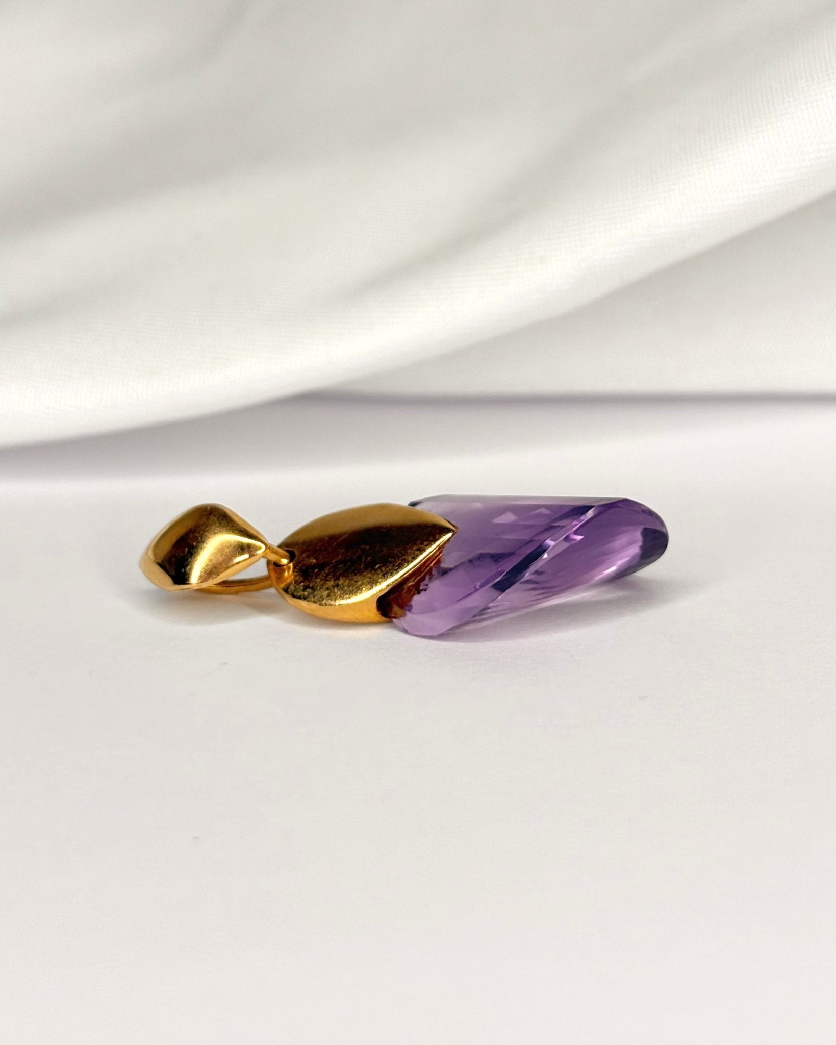 Pendentif Améthyste 7 carats "Carmen" - Elliade Paris