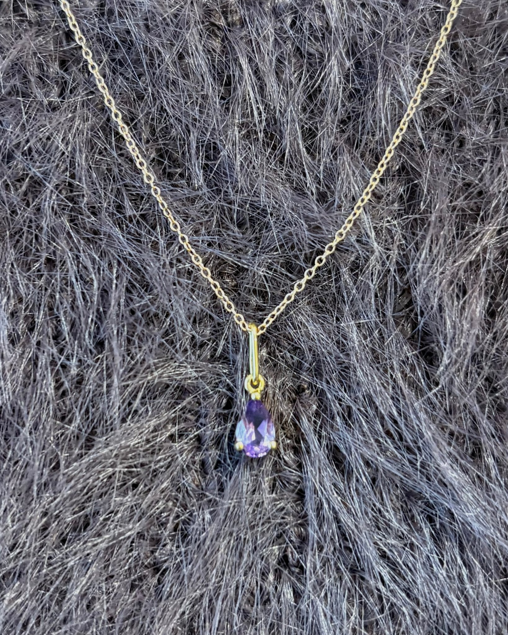 Pendentif Améthyste "Elizabeth" - Elliade Paris
