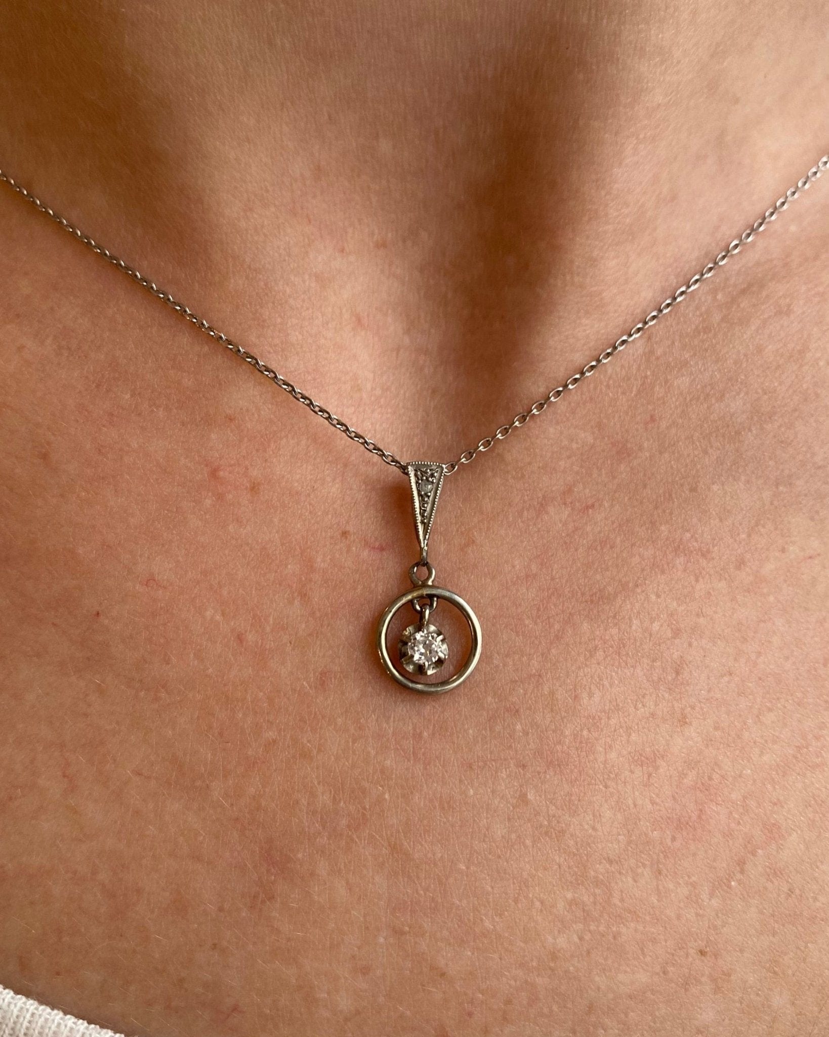 Pendentif Art Déco Diamants "Nahia" - Elliade Paris