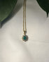 Pendentif art déco émeraude & diamants "Reina" - Elliade Paris