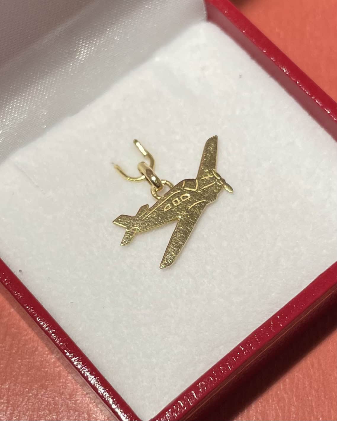 Pendentif Avion Or 18 carats "Jake" - Elliade Paris