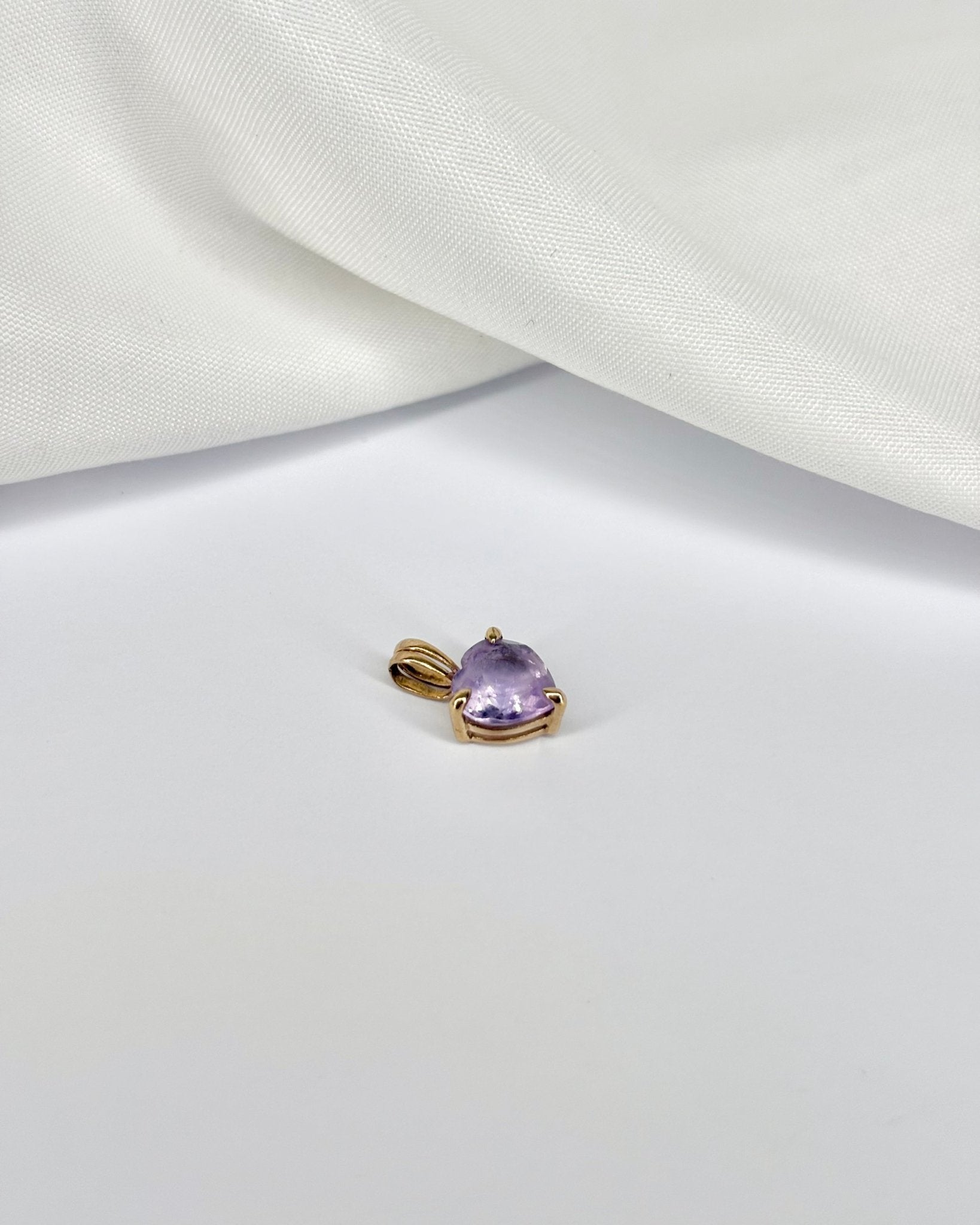 Pendentif Cœur Améthyste 0.90 carat "Joy" - Elliade Paris