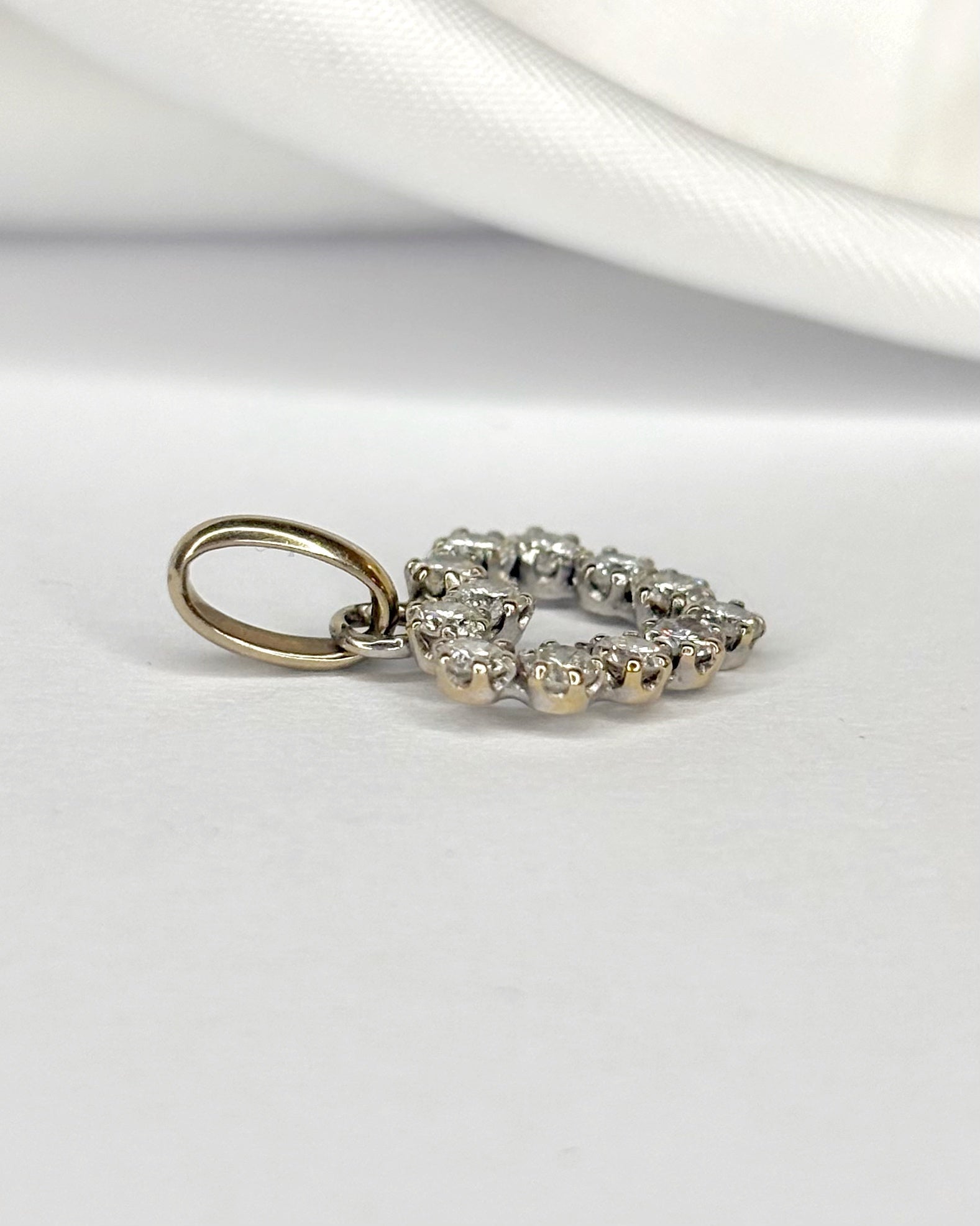 Pendentif Cœur Diamants 0.48 carat "Hailey" - Elliade Paris