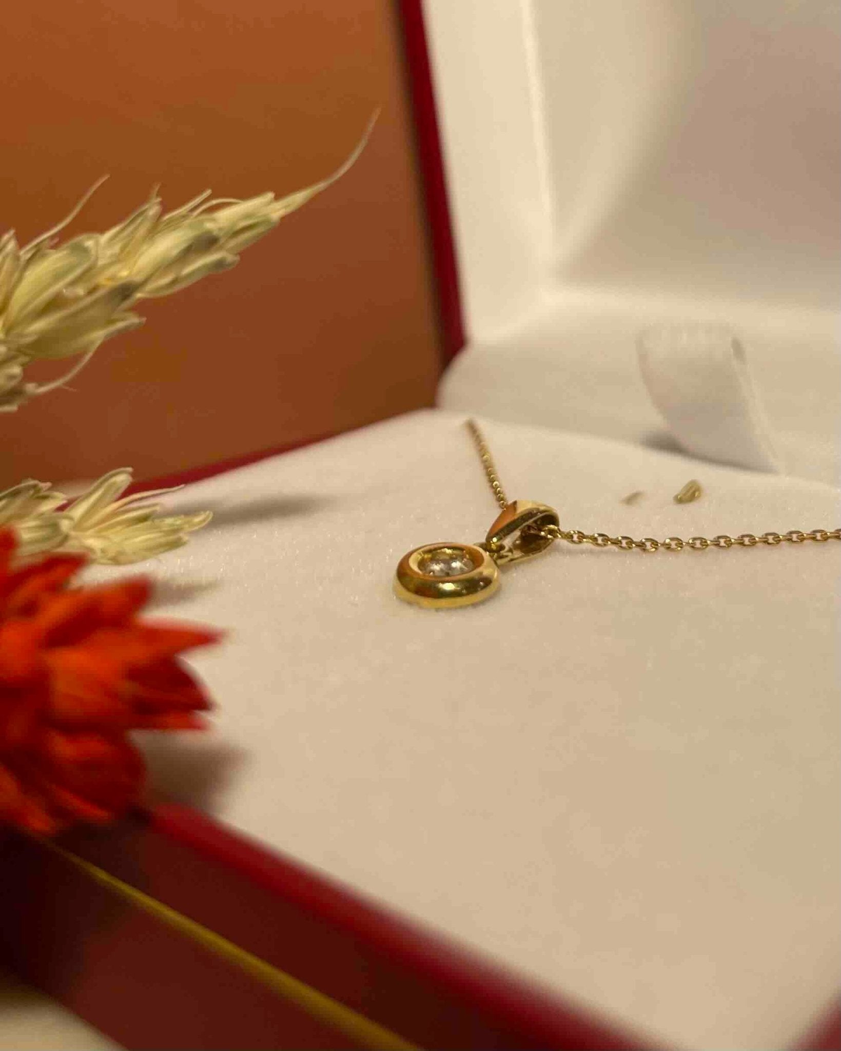 Pendentif diamant vintage "Alessia" - Elliade Paris