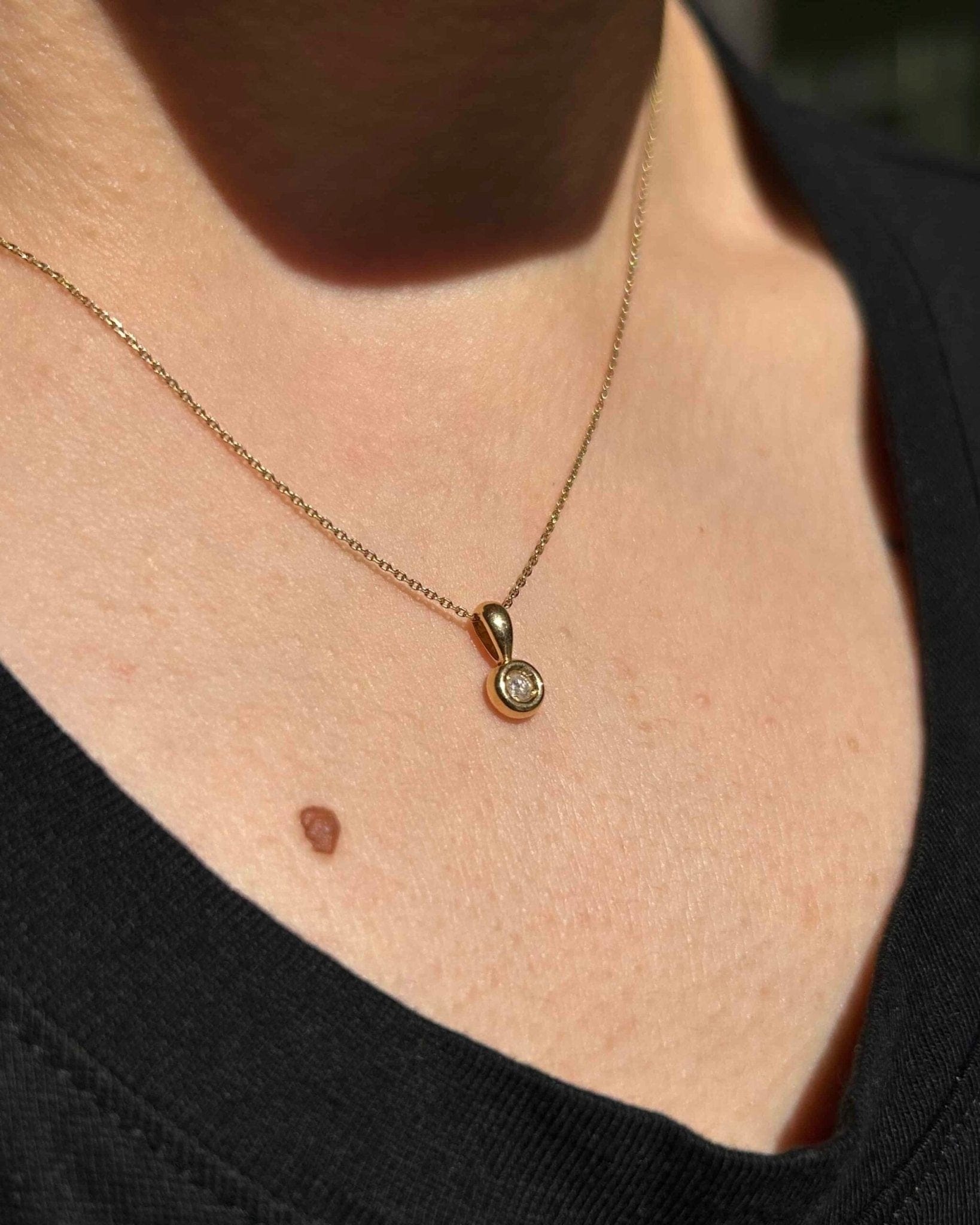 Pendentif Diamant Vintage "Loana" - Elliade Paris