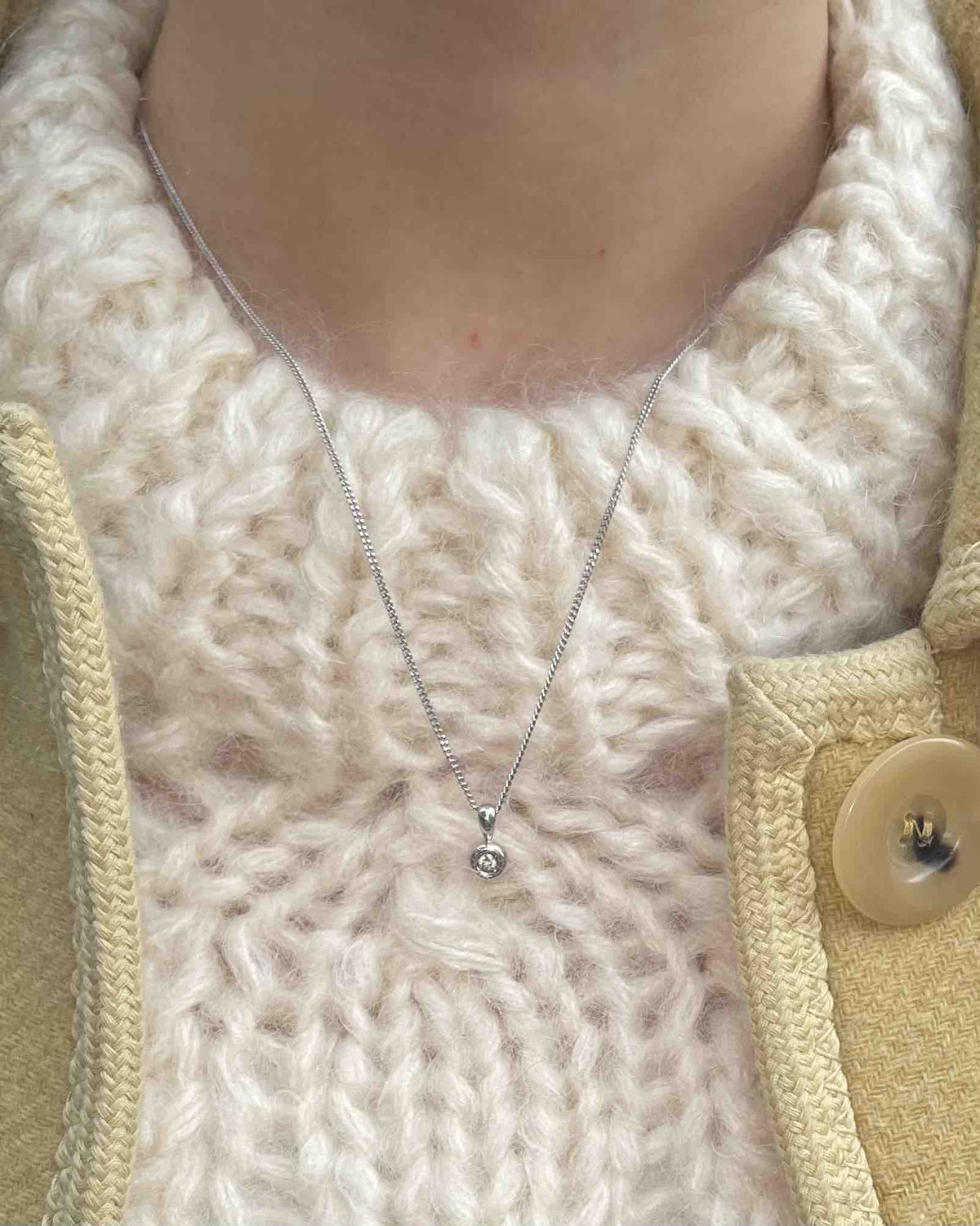 Pendentif Diamant Vintage "Tory" - Elliade Paris