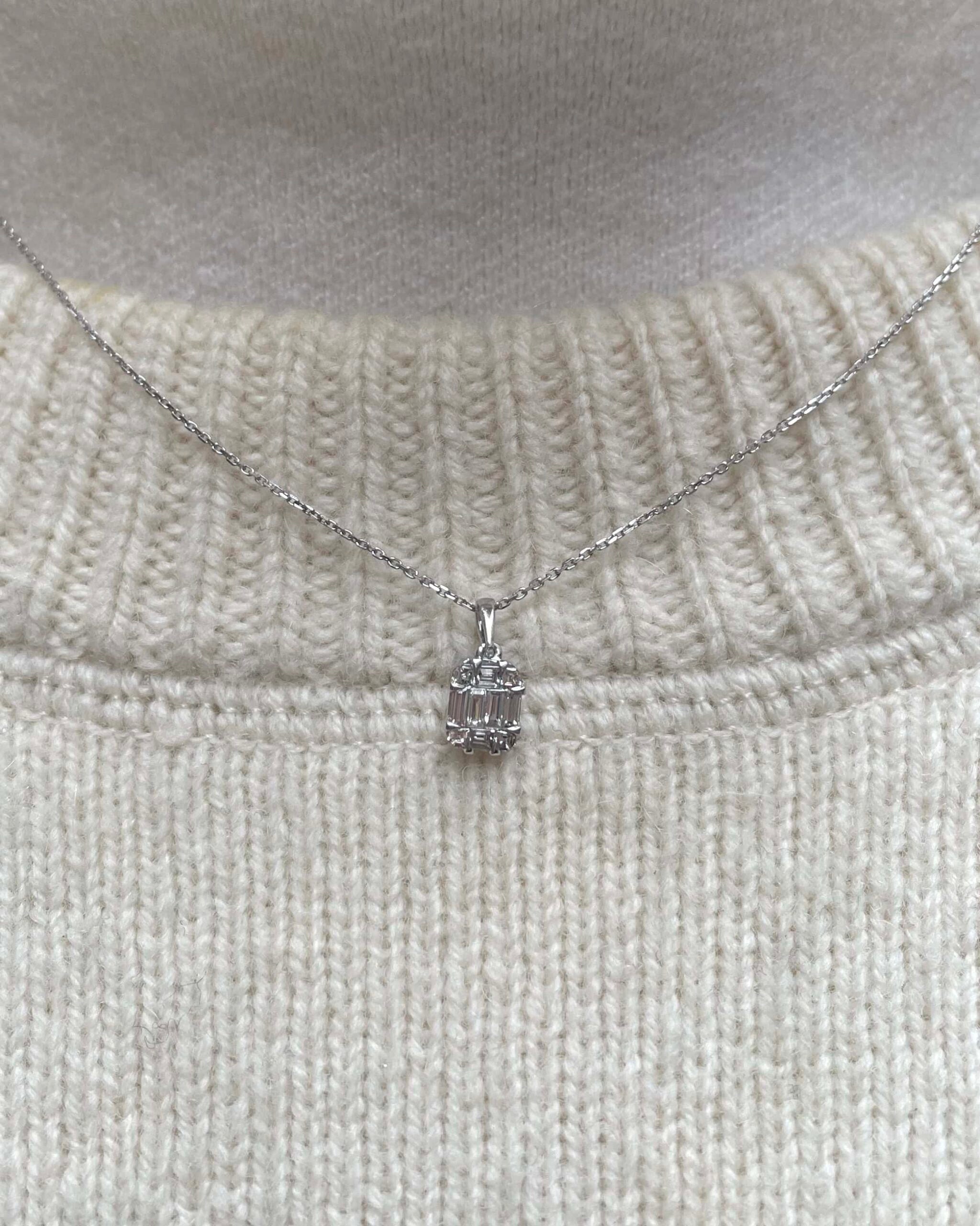 Pendentif Vintage 10 Diamants "Nova"