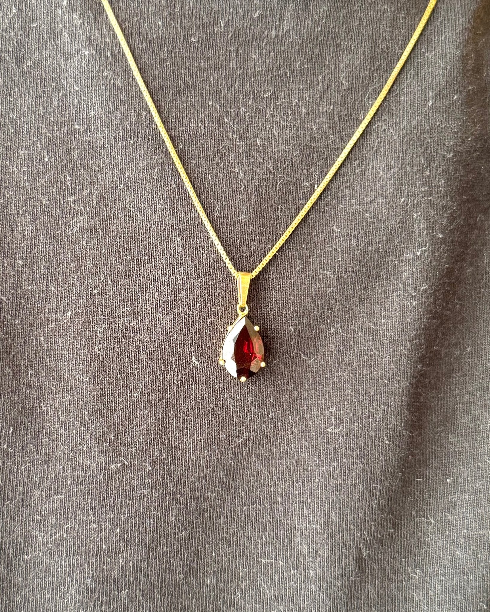 Pendentif Grenat 3.35 carats "Pablo" - Elliade Paris
