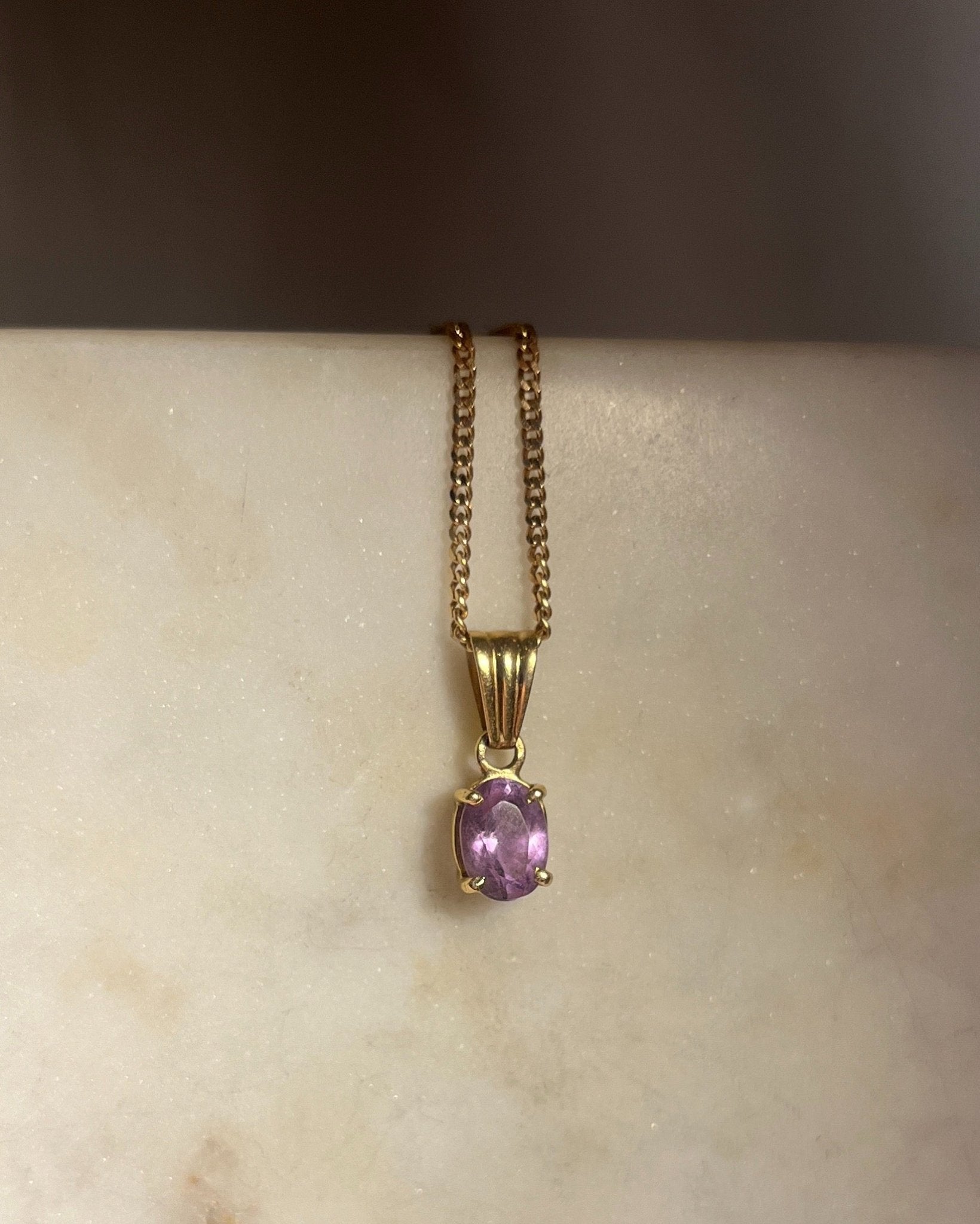 Pendentif "Lizia" Améthyste Vintage - Elliade Paris