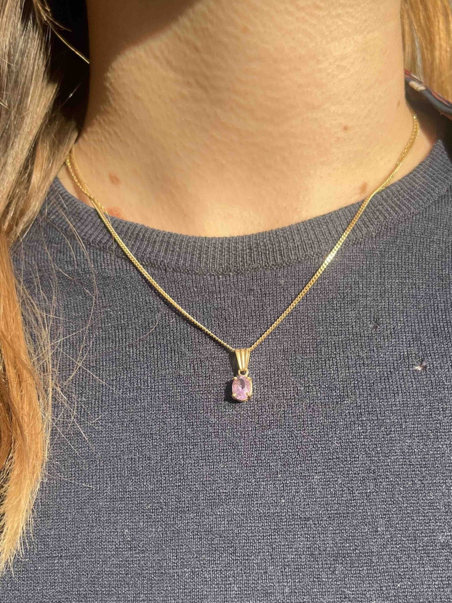 Pendentif "Lizia" Améthyste Vintage - Elliade Paris
