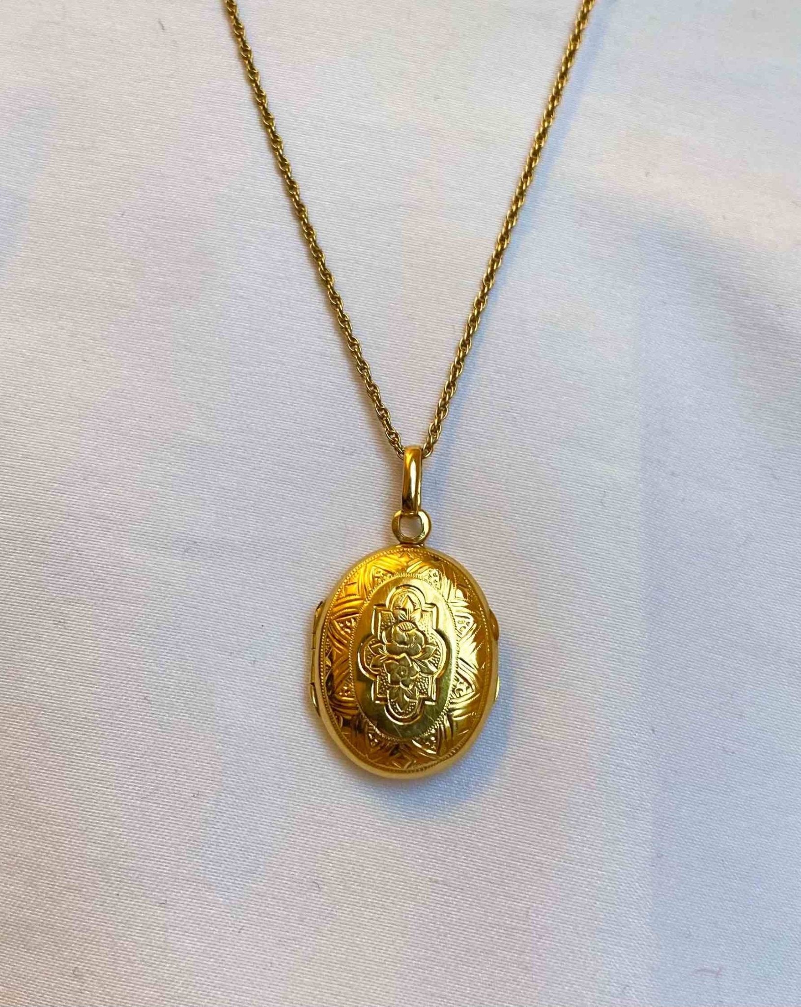 Pendentif médaillon ouvrant or "Zélie" - Elliade Paris