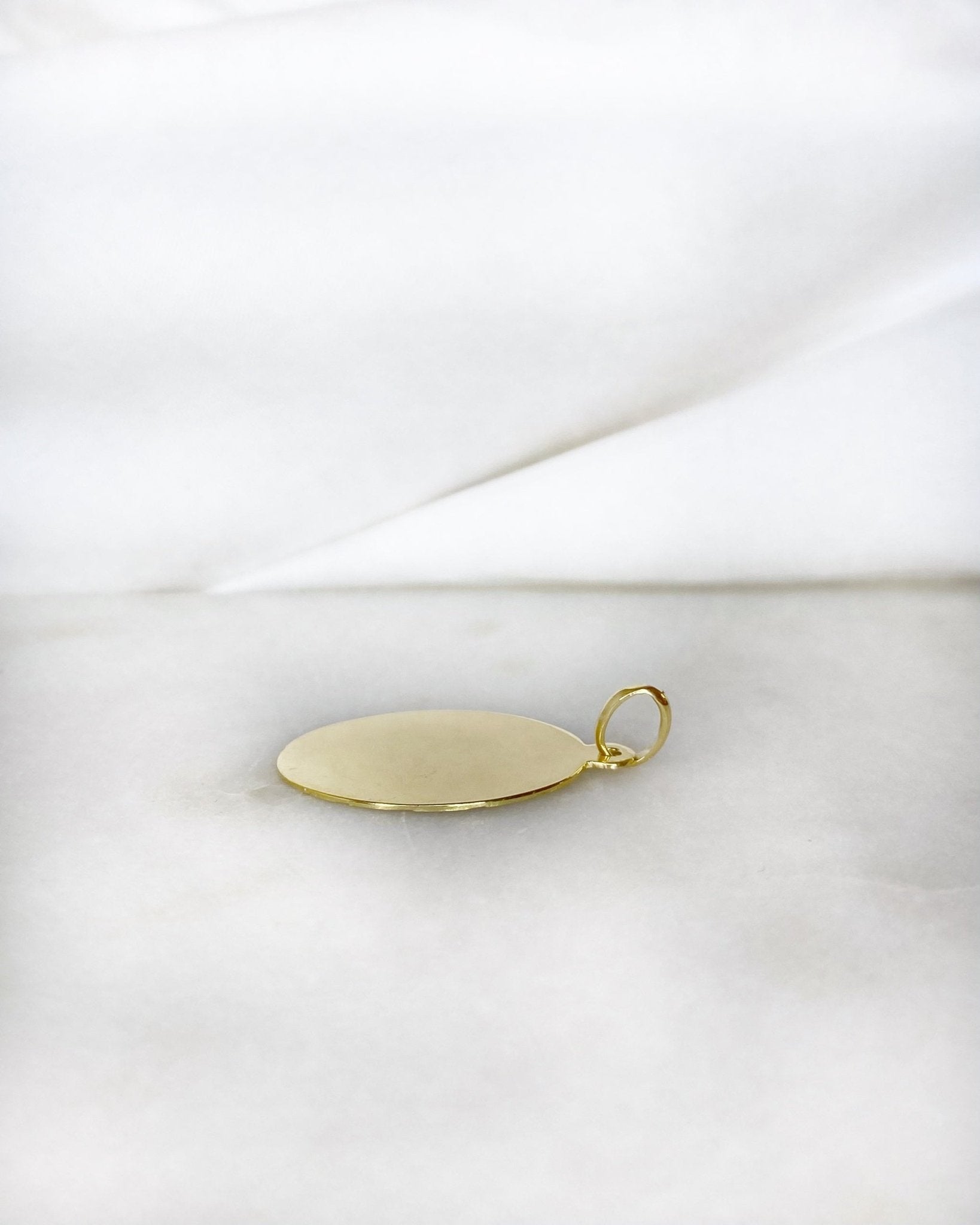 Pendentif Or Jaune 18 carats & émail "Aséane" - Elliade Paris
