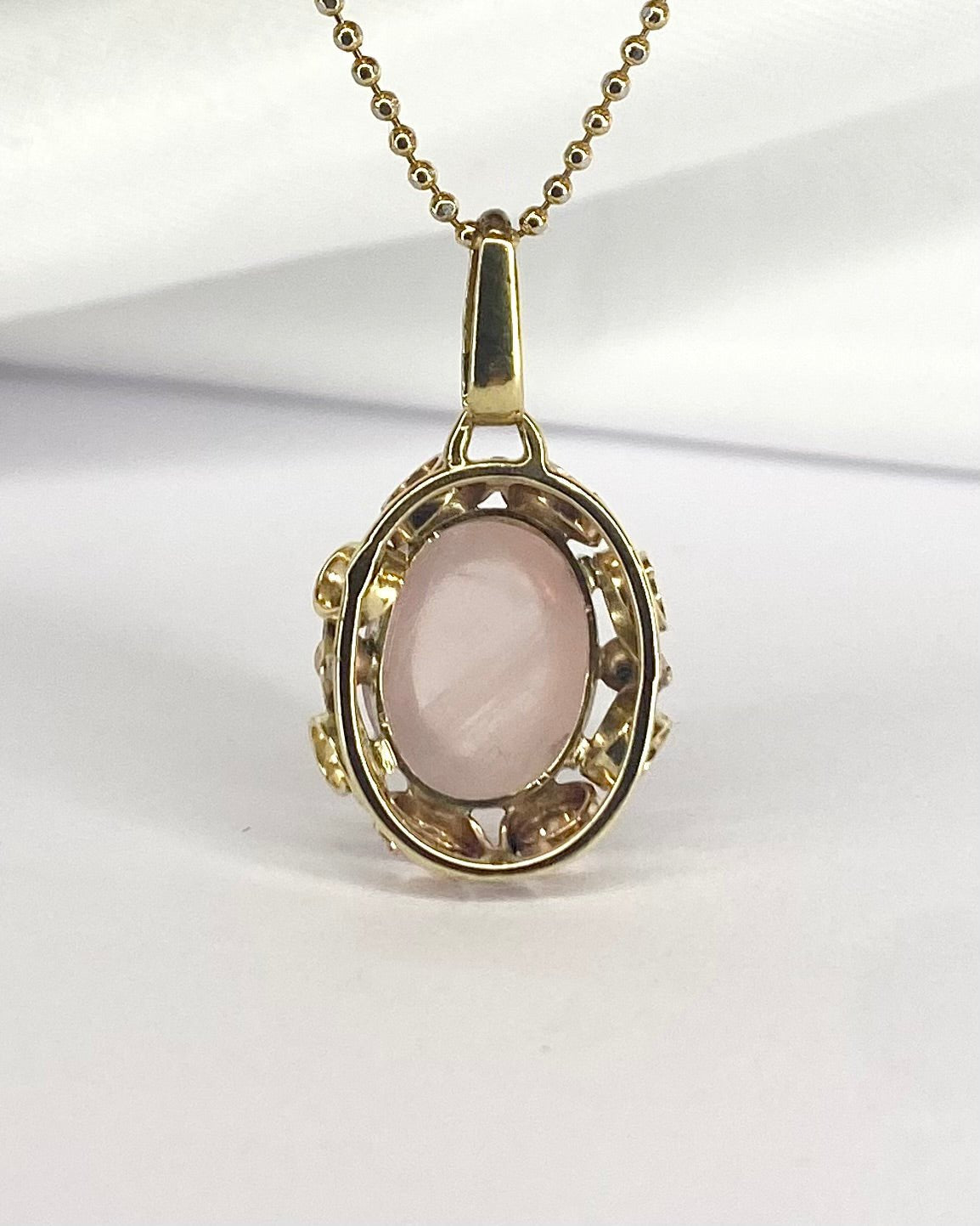 Pendentif Quartz Rose "Igora" - Elliade Paris