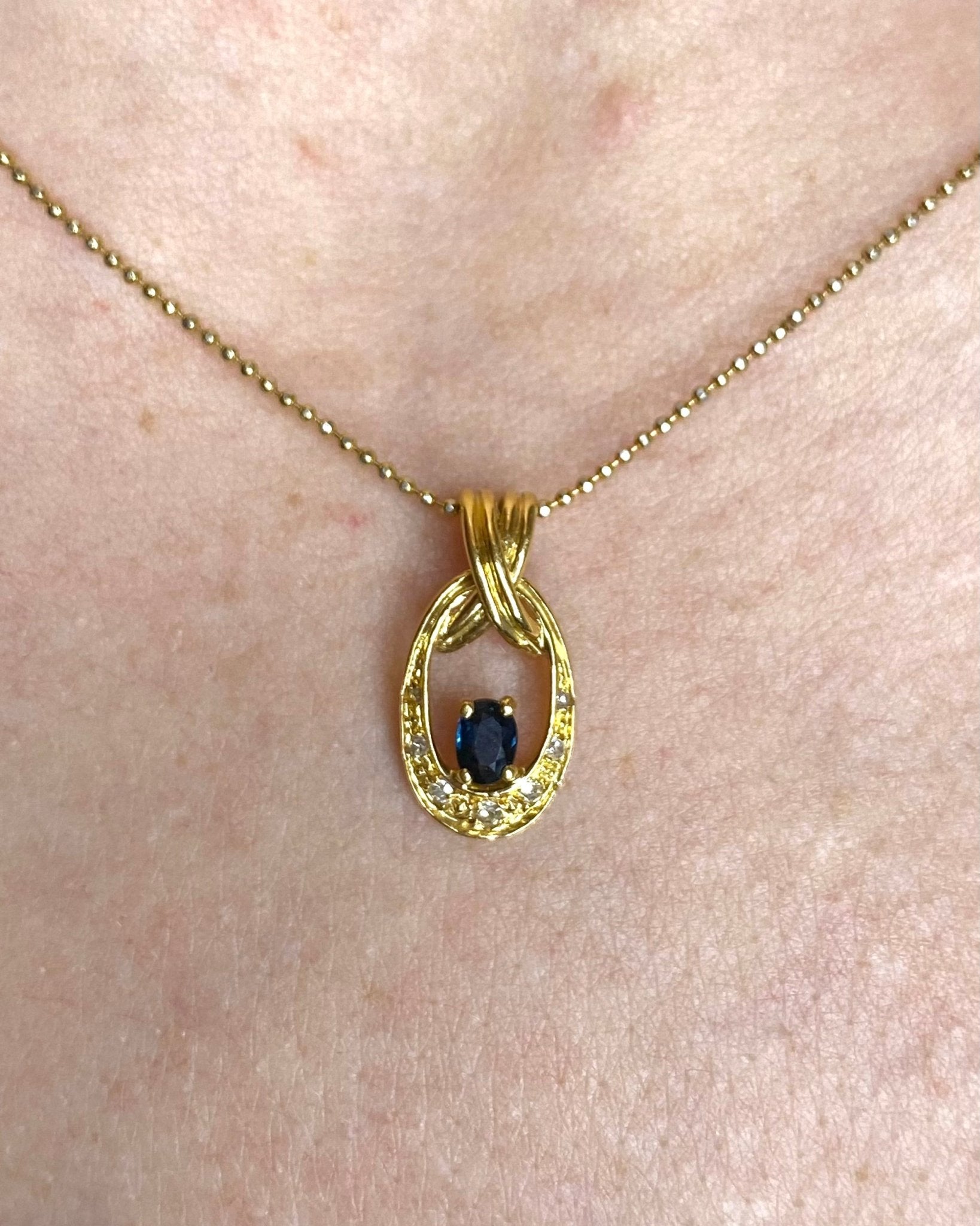 Pendentif Saphir 0.20 carat "Magalie" - Elliade Paris