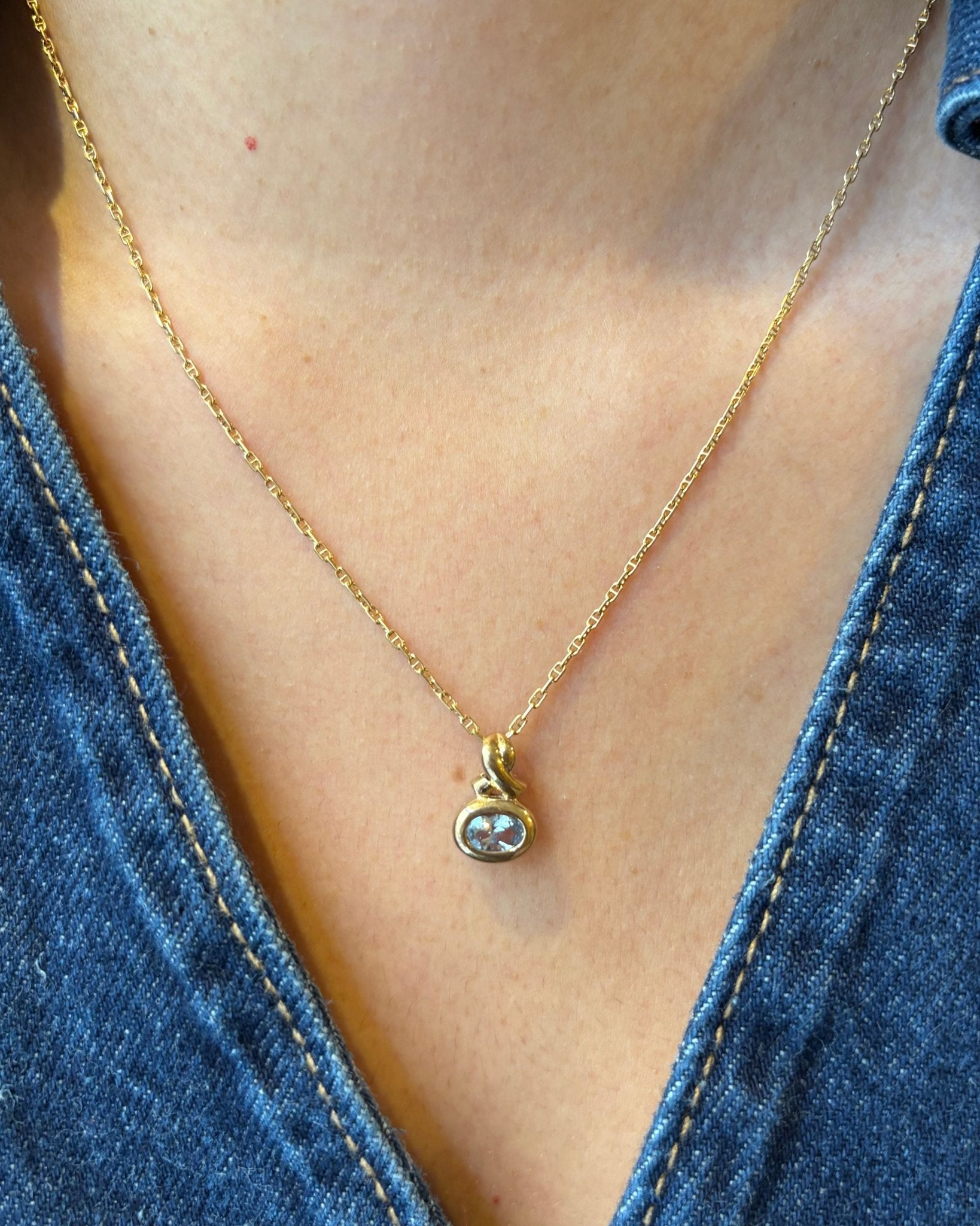 Pendentif Topaze 0.47 ct "Vivienne" - Elliade Paris