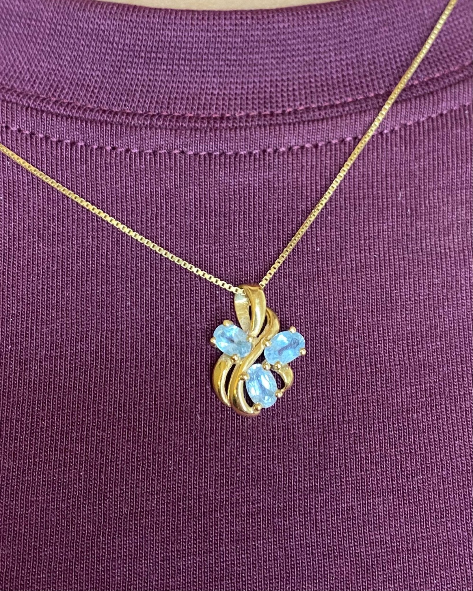 Pendentif Topazes 1.50 carat "Virginia" - Elliade Paris