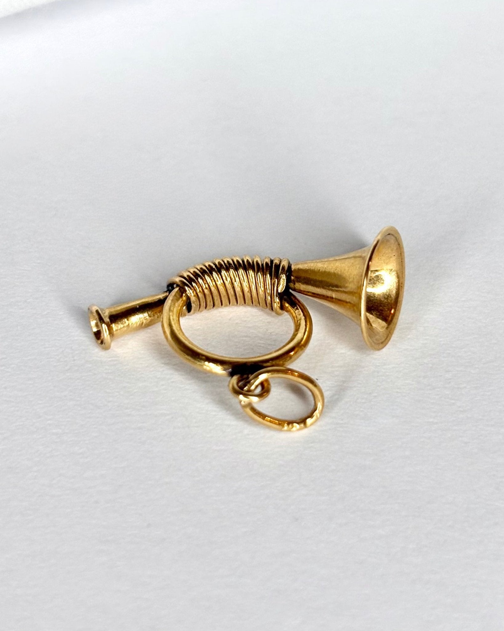 Pendentif Trompette Or Jaune "Oléa" - Elliade Paris