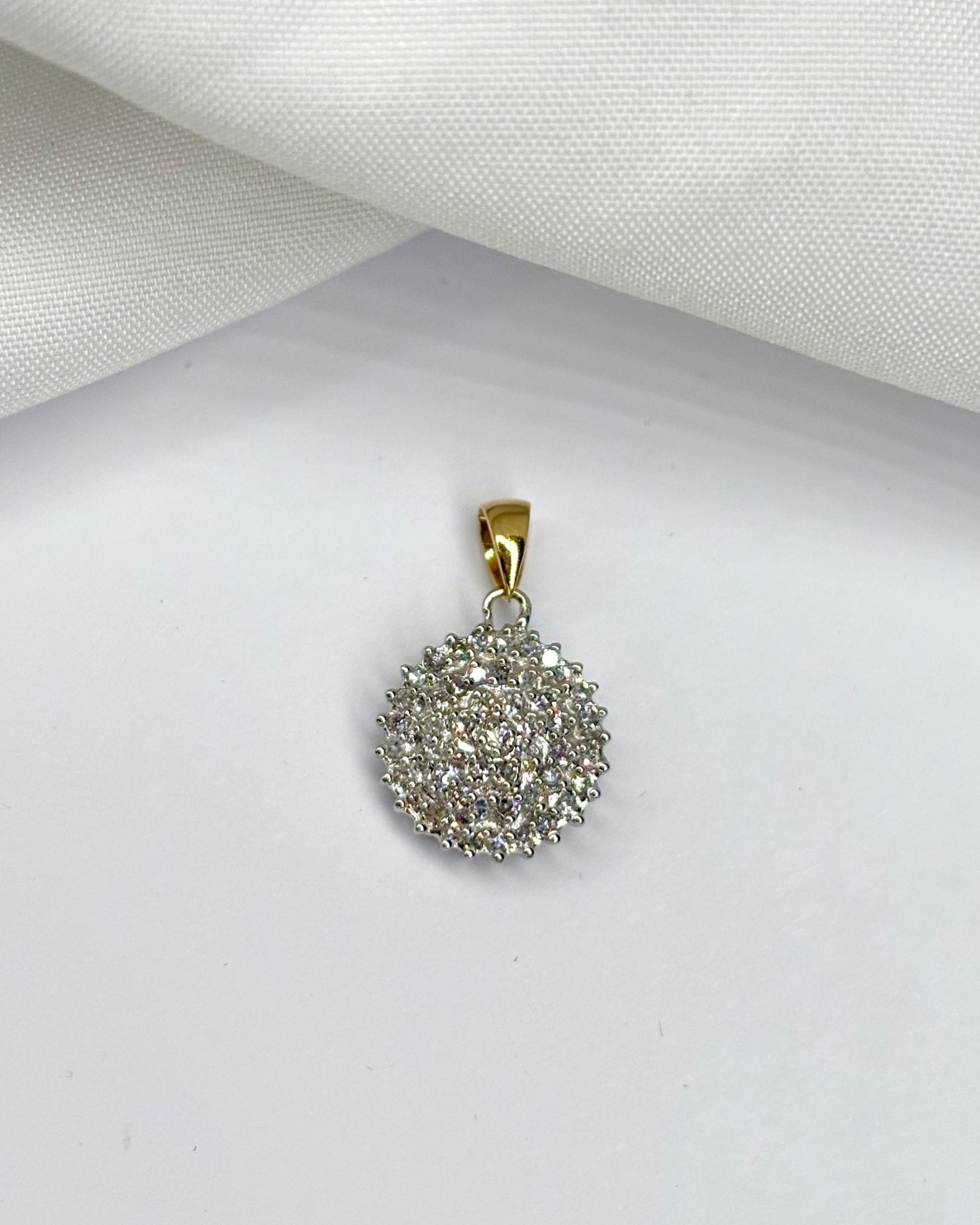 Pendentif Vintage 50 Diamants 0.50 carat "Julia" - Elliade Paris