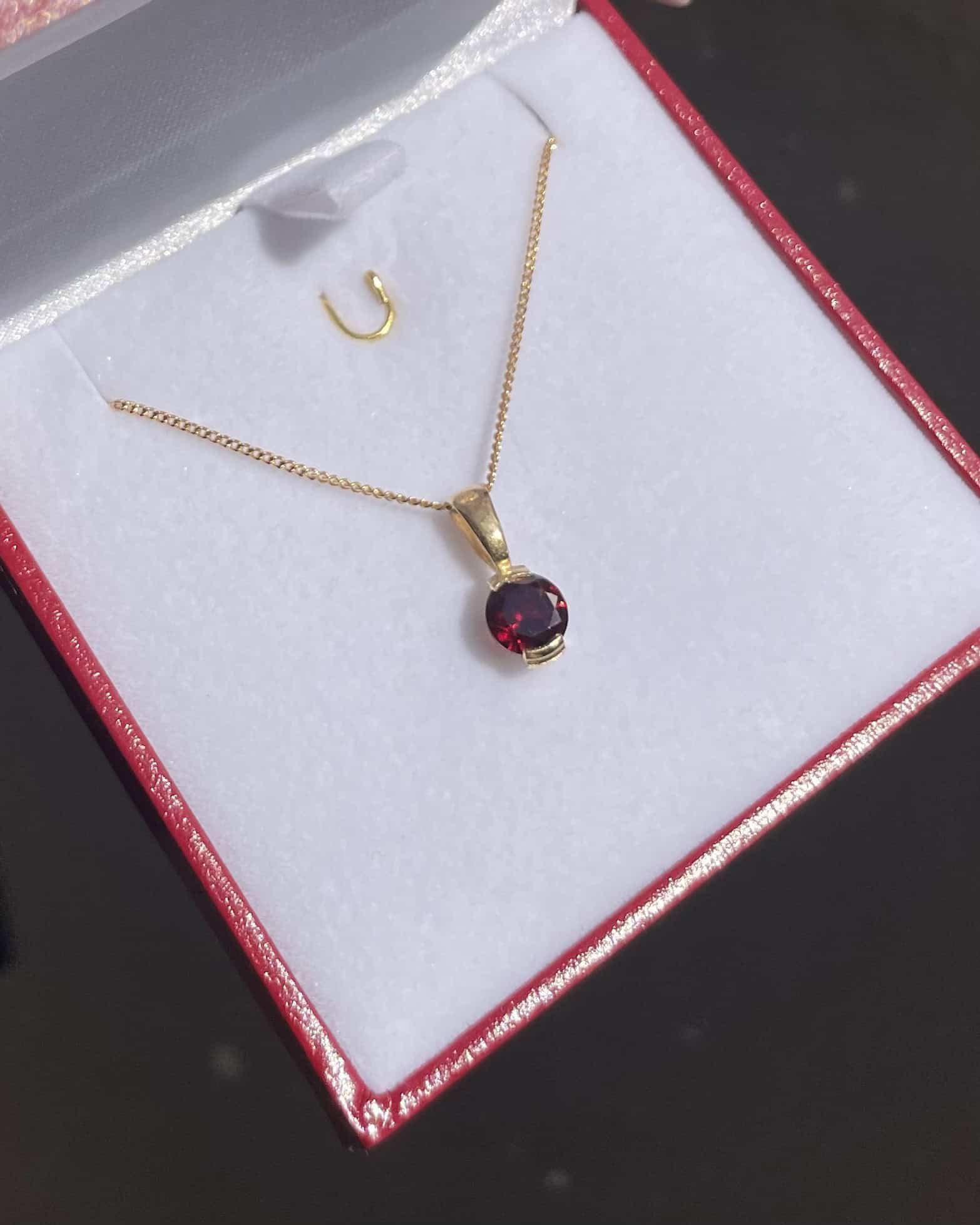 Pendentif Vintage Grenat "Josh" - Elliade Paris