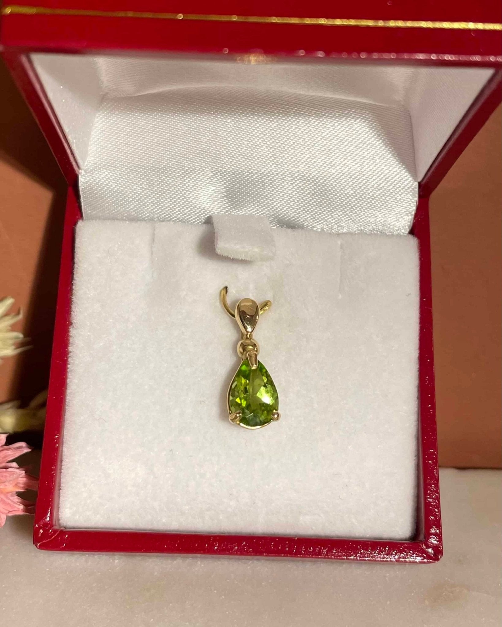 Pendentif Vintage Péridot 1.50 carat "Romina" - Elliade Paris