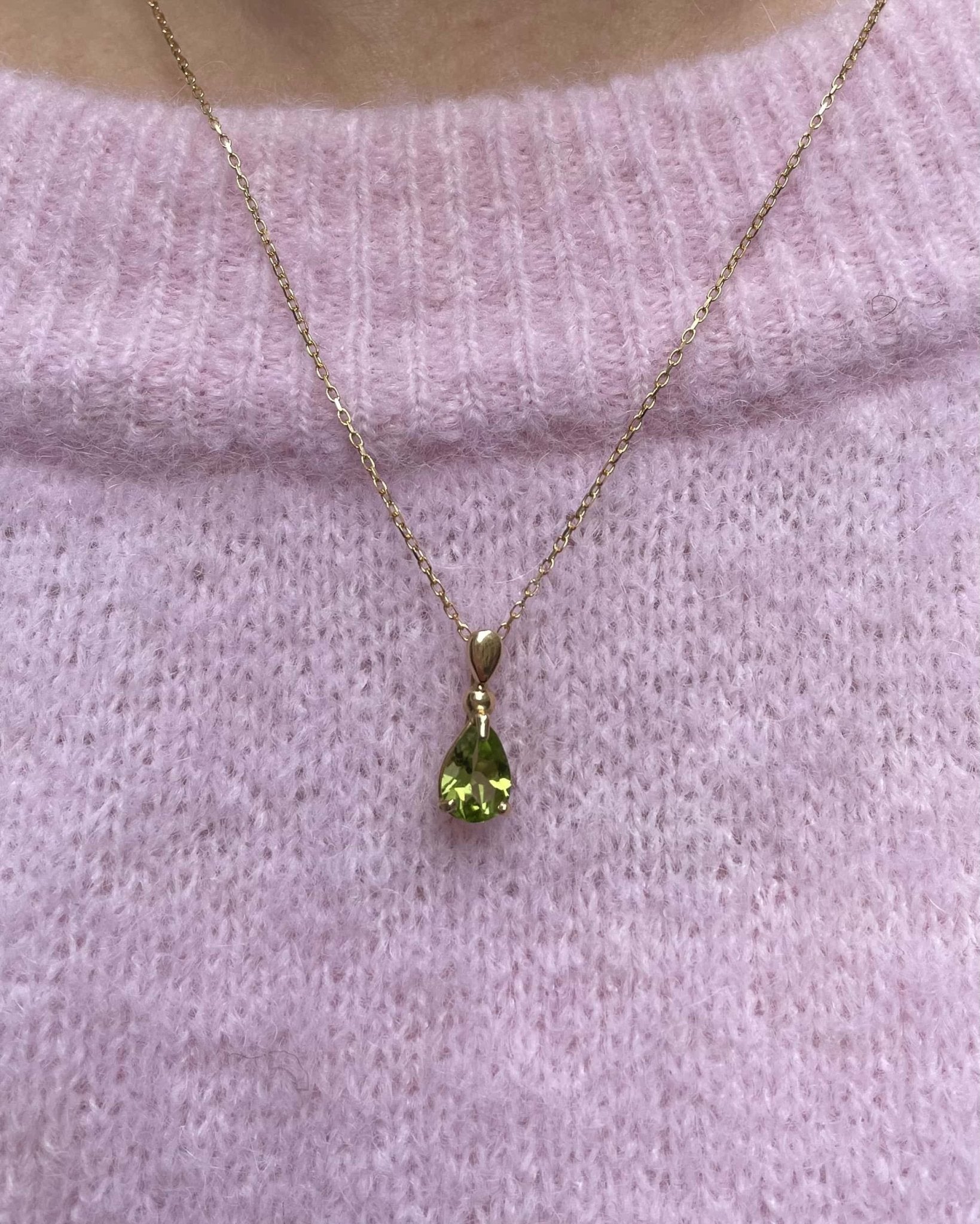 Pendentif Vintage Péridot 1.50 carat "Romina" - Elliade Paris