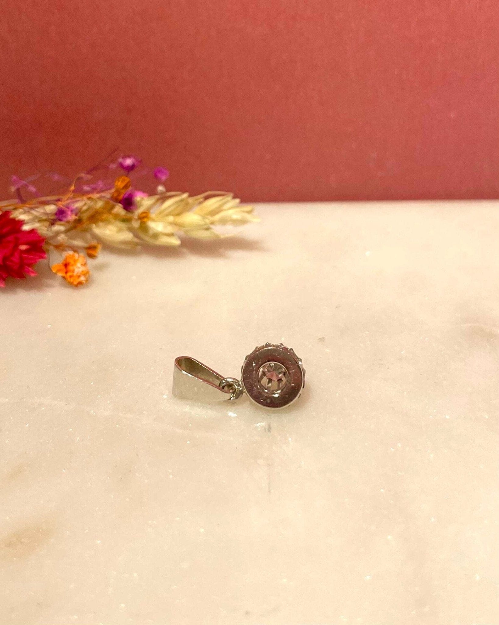 Pendentif VintageDiamant 0.39 carat "Mona" - Elliade Paris