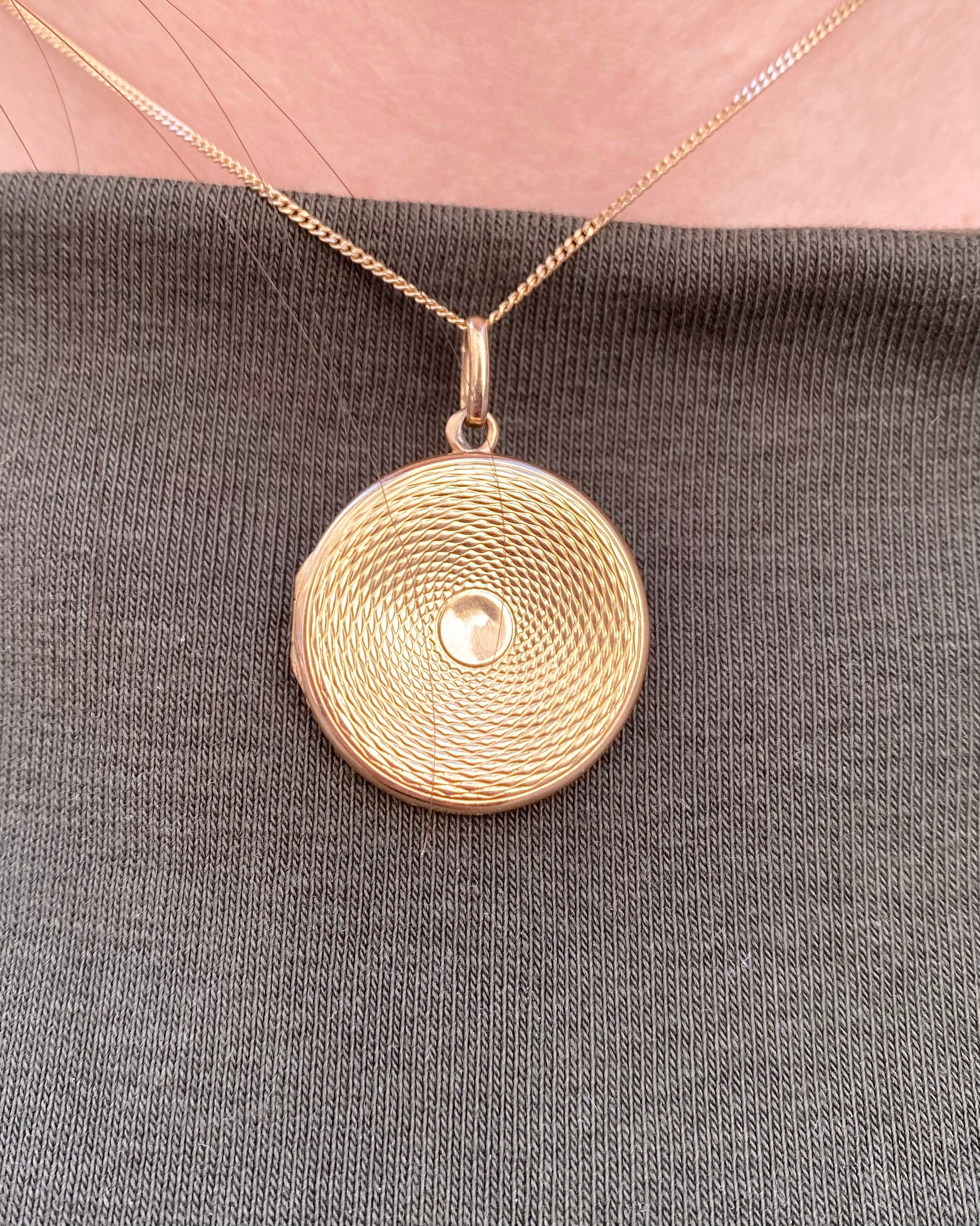 Pendentif Ouvrant Or Jaune "Katherine"