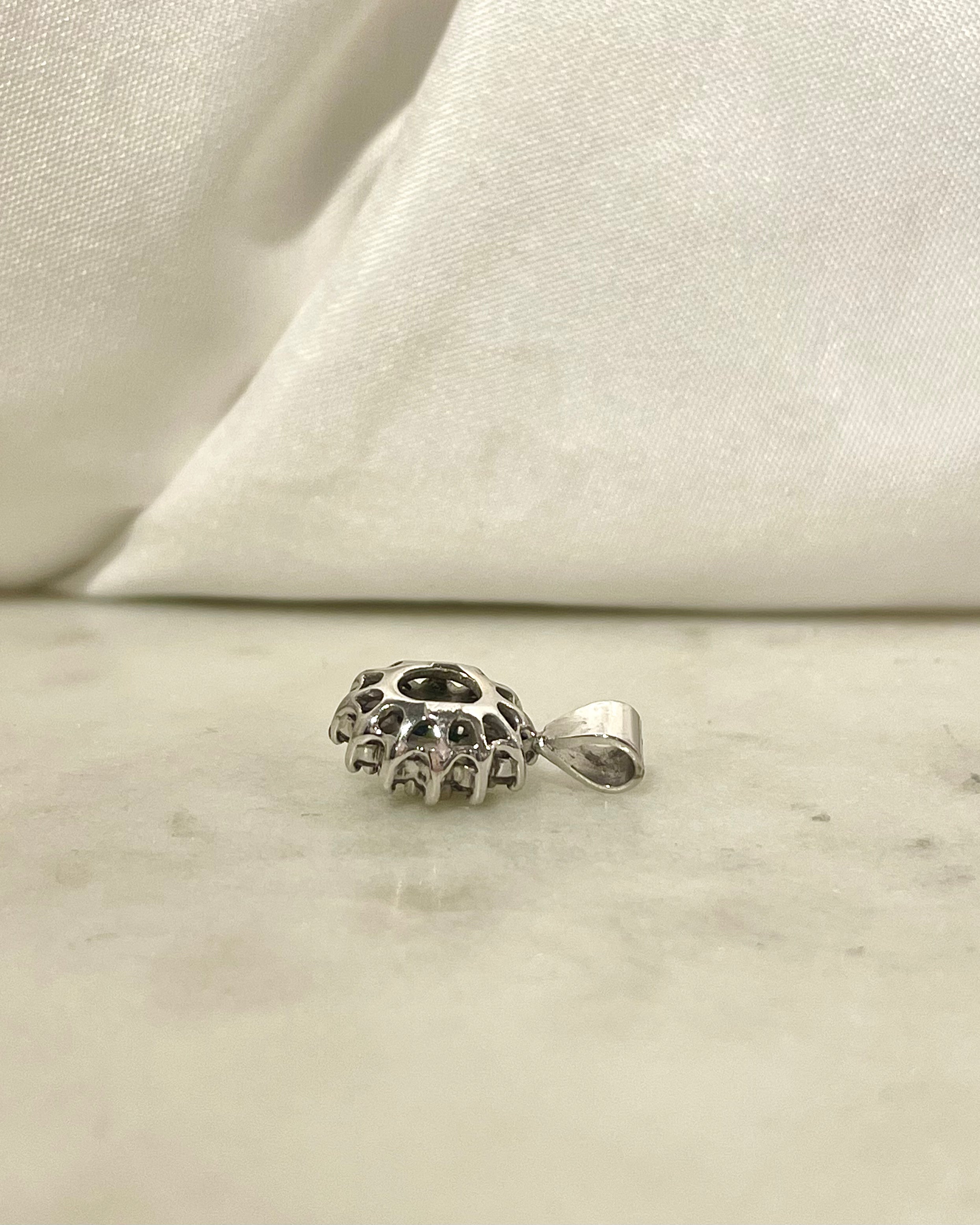 Marguerite Tourmaline 0.80 carat & Diamonds Pendant "Naomi"