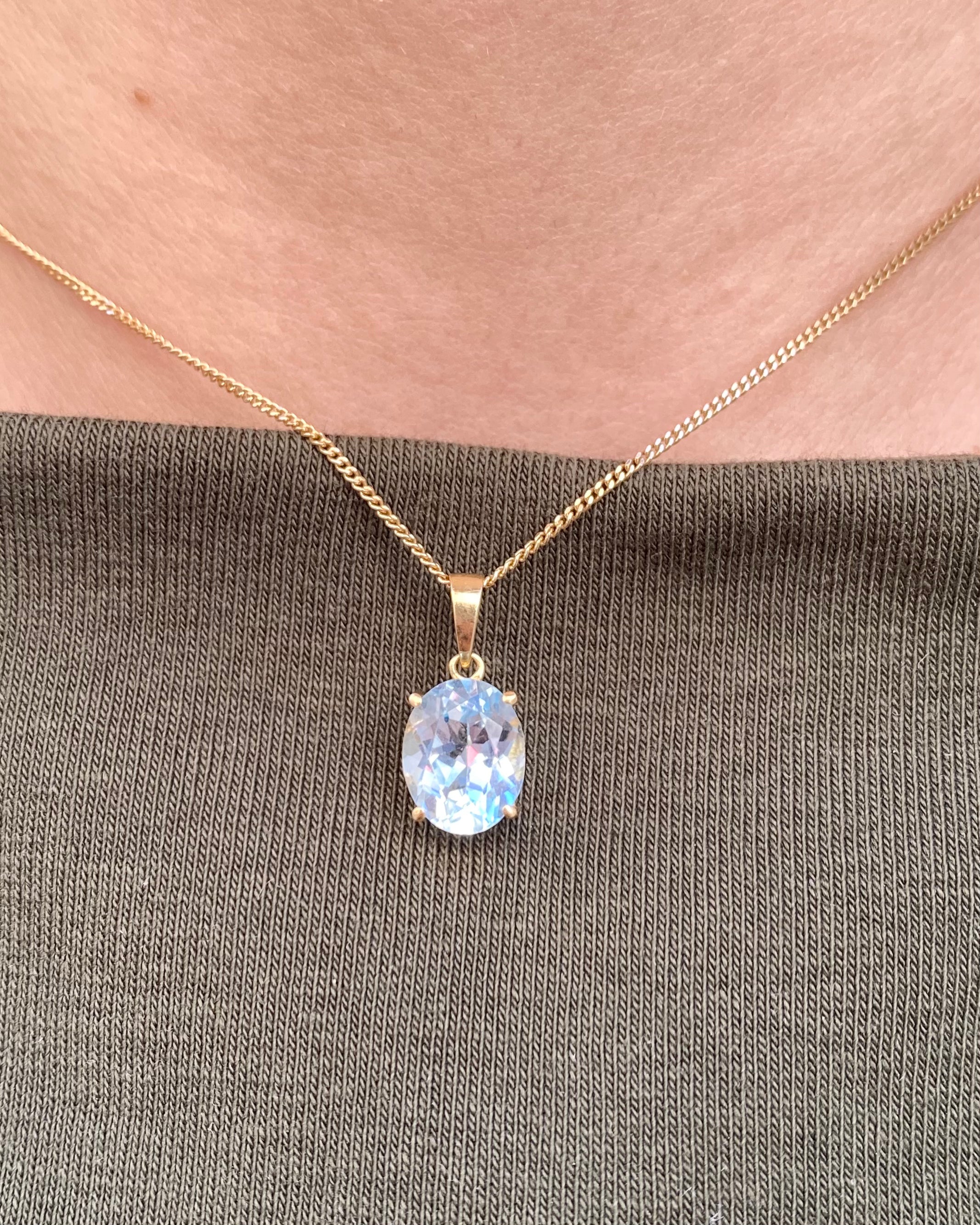 Pendentif Topaze 3.20 carats "Celina"