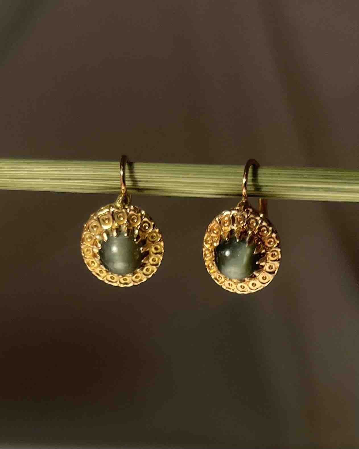 Dormeuses Oeil de chat "Milena"
