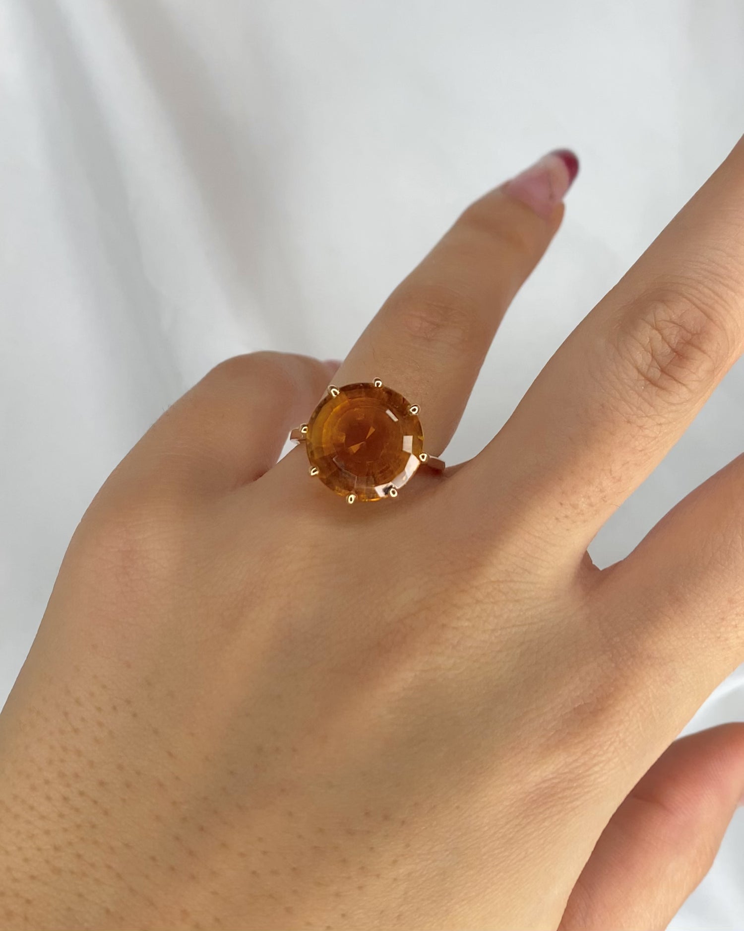 Cocktail Citrine 8.65 carats "Léna"
