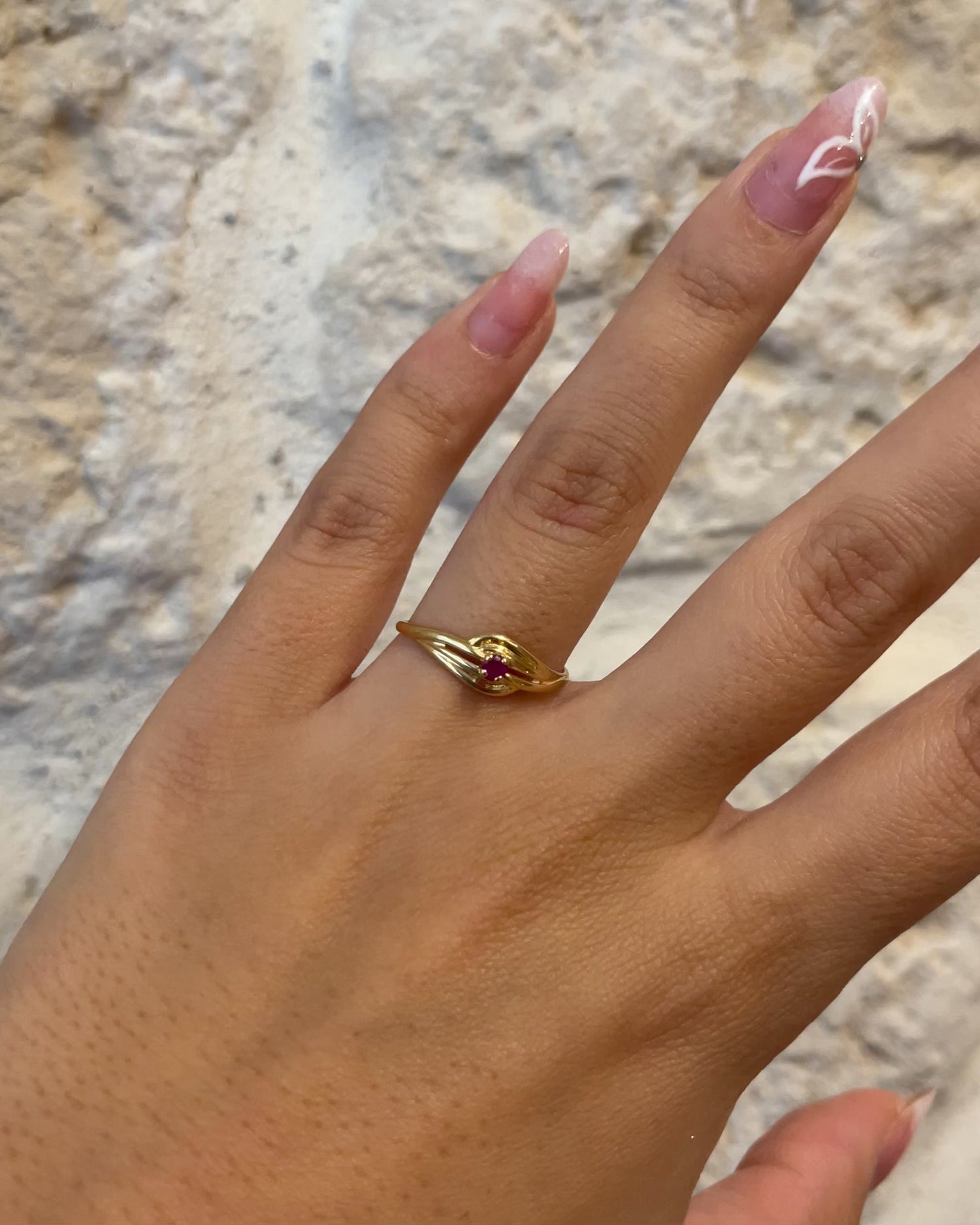 Bague Solitaire Rubis "Theresa"