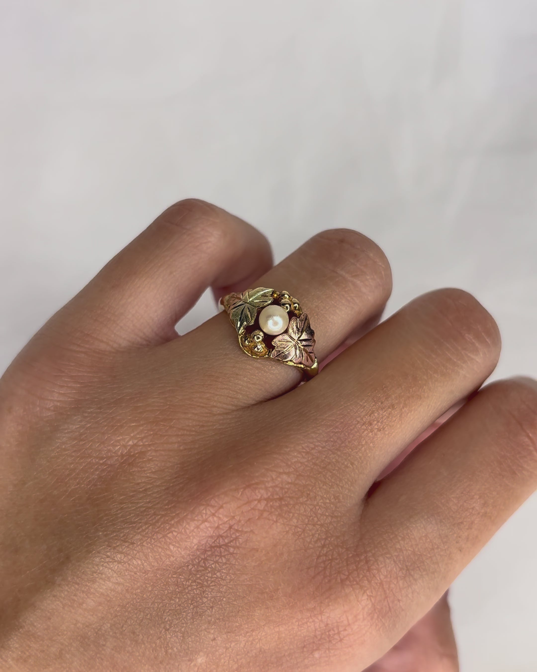 Bague Romantique Perle "Salomé"