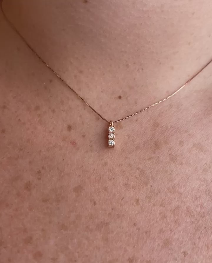 Collier Vintage Rivière Diamants "Nerida"