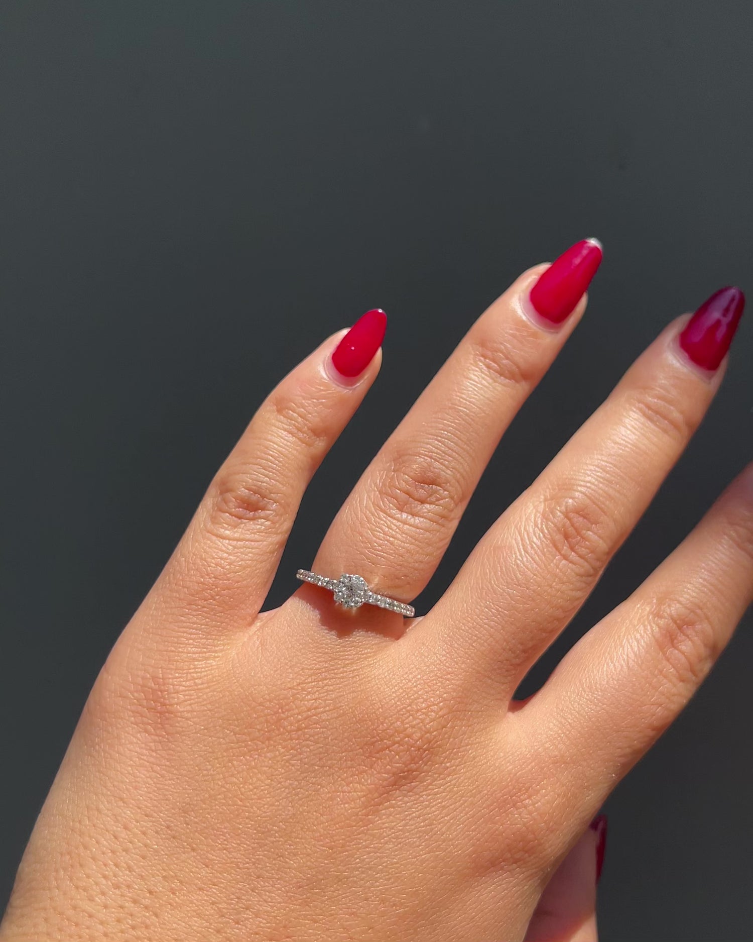 Bague Solitaire Diamants 0.38 carat "Isilde"