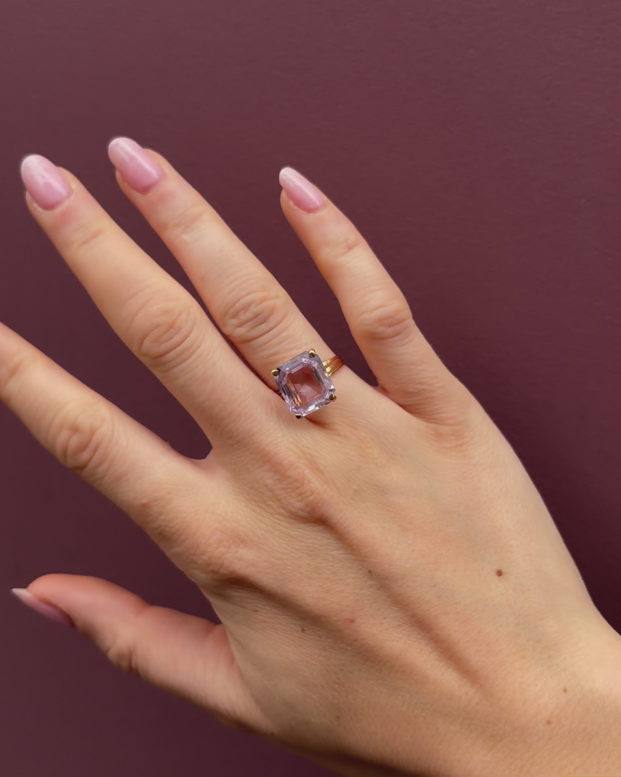 Bague Cocktail Améthyste 8.10 Carats "Pia"